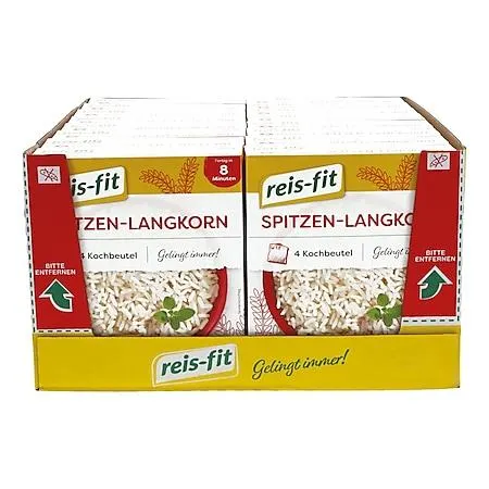 reis-fit Langkornreis 8 Minuten 500 g, 16er Pack