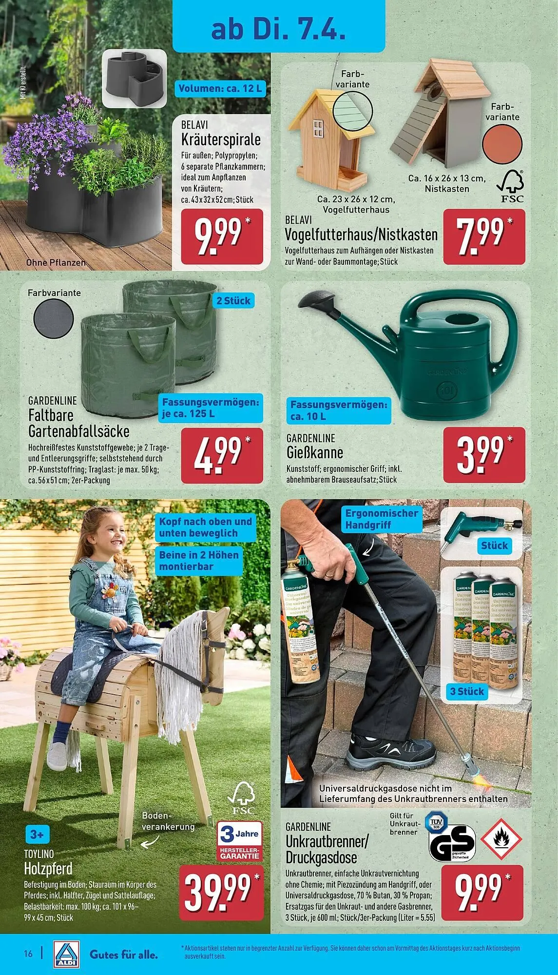 Aldi Nord Prospekt von 7. April bis 11. April 2026 - Prospekt seite 16