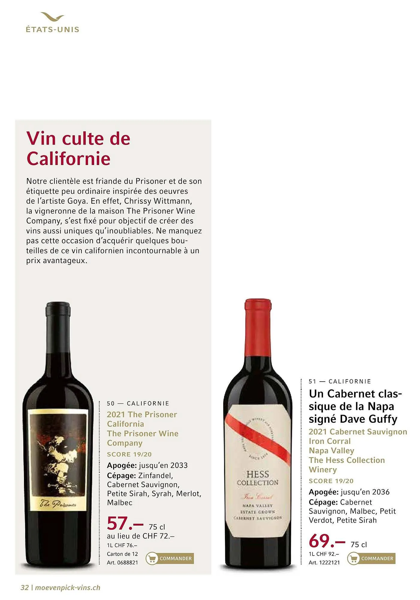 Mövenpick Wein Prospekt von 29. April bis 3. Mai 2025 - Prospekt seite 32