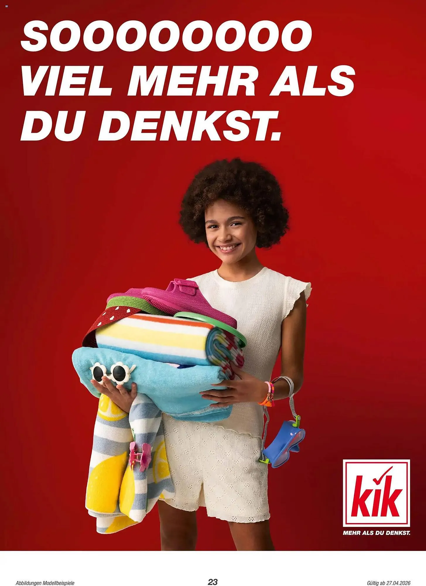 KiK Prospekt von 27. April bis 10. Mai 2026 - Prospekt seite 23