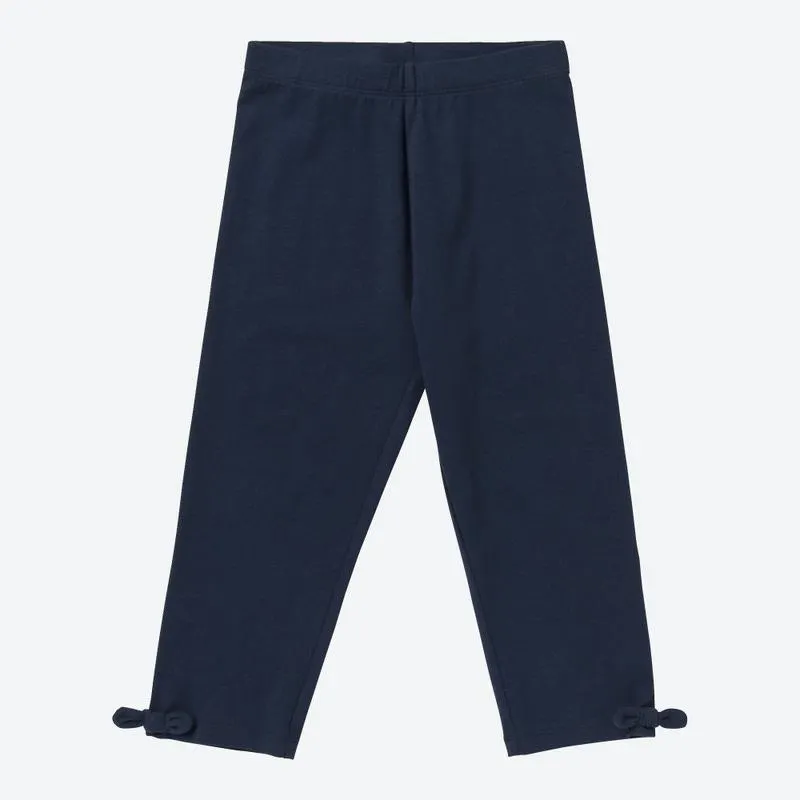 Kinder-Mädchen-Caprihose mit Schleife