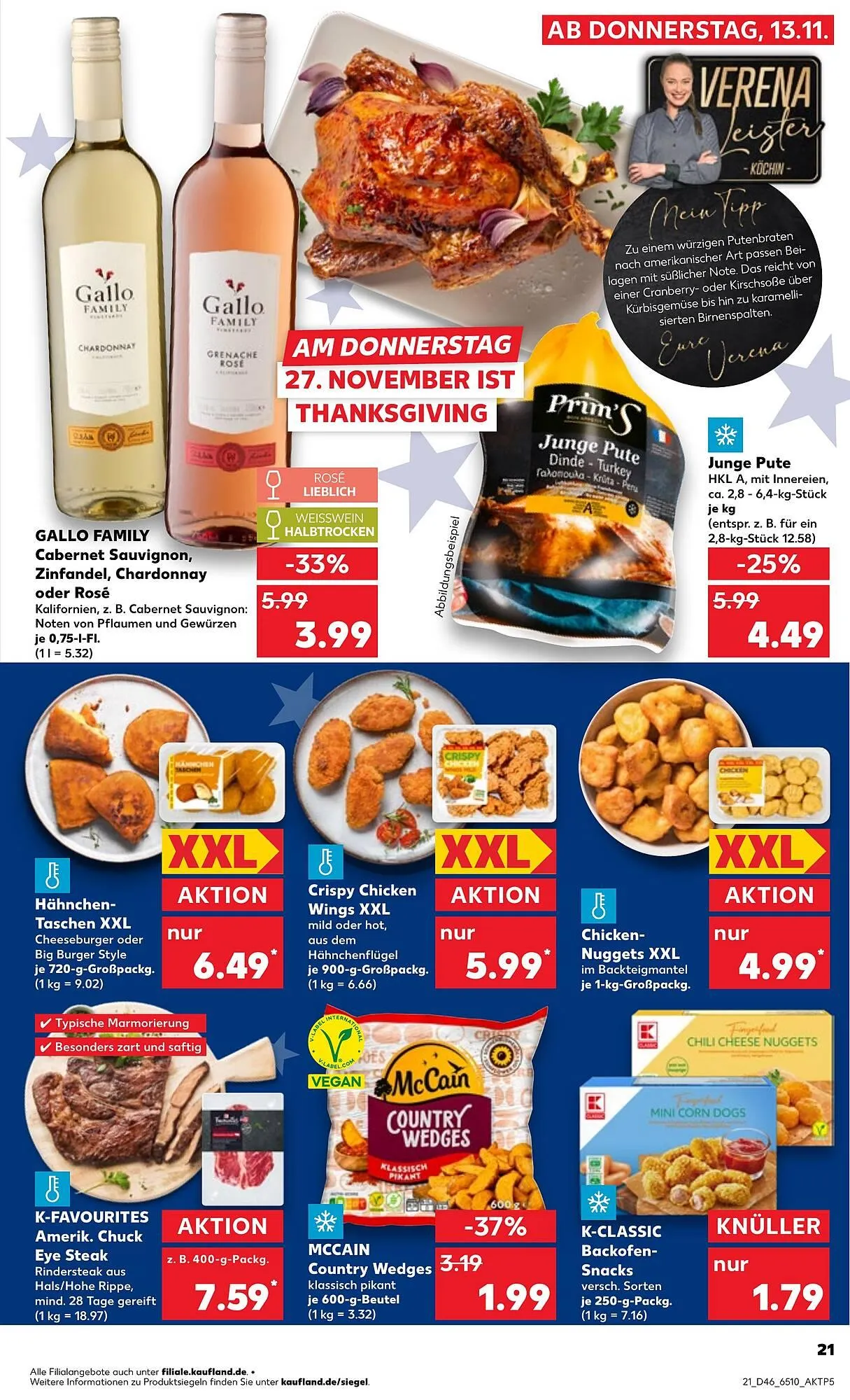 Kaufland Prospekt von 13. November bis 19. November 2025 - Prospekt seite 21