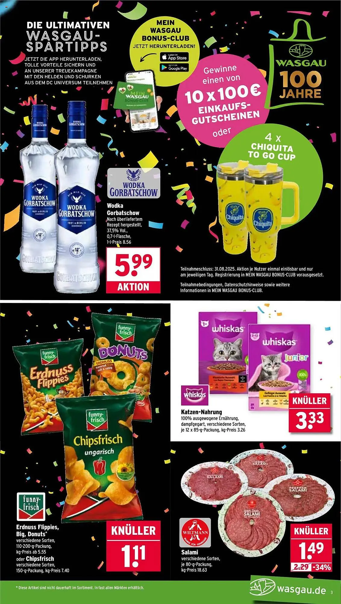 Wasgau Prospekt von 25. August bis 31. August 2025 - Prospekt seite 3