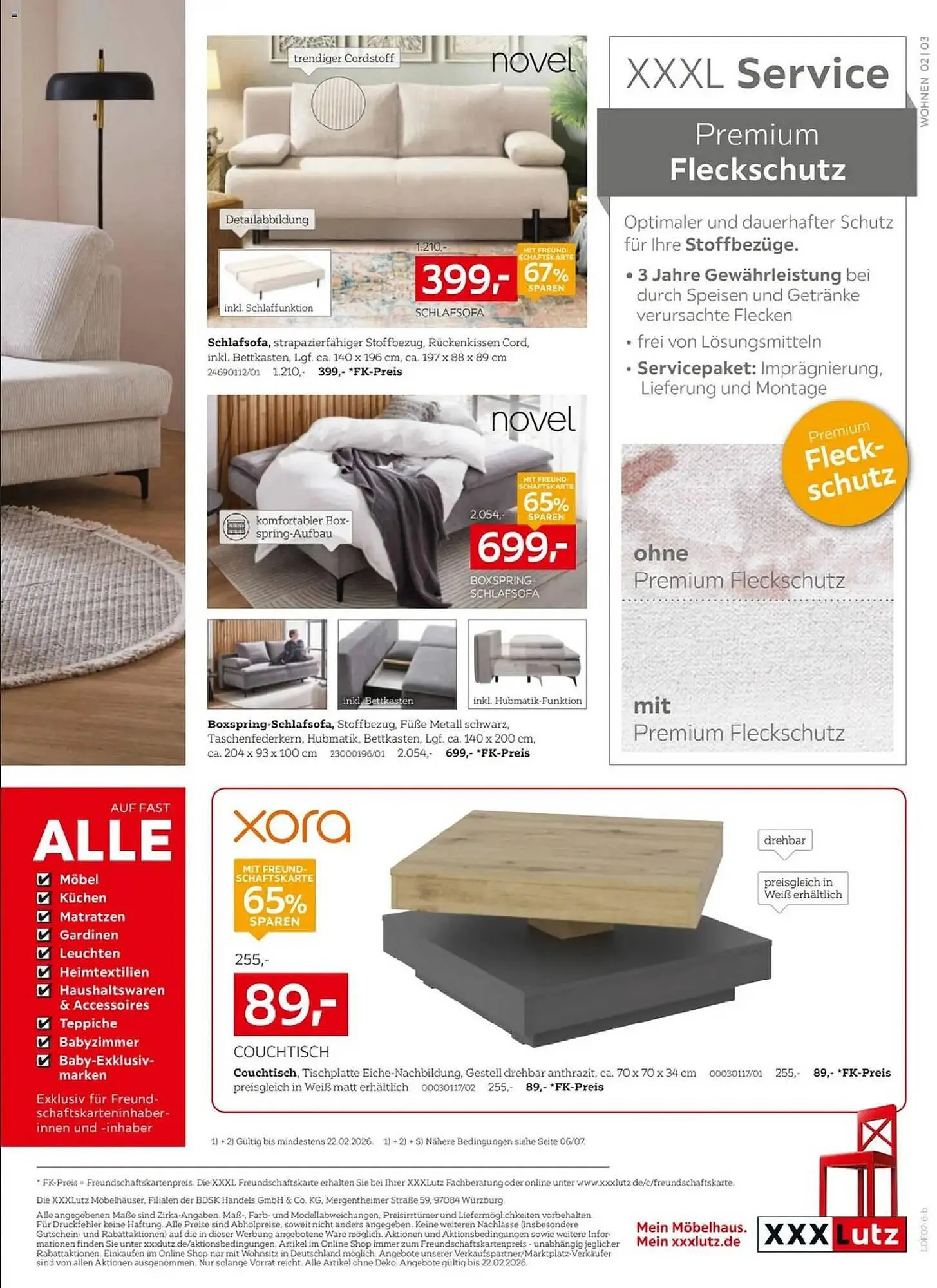 XXXLutz Prospekt von 8. Februar bis 22. Februar 2026 - Prospekt seite 3