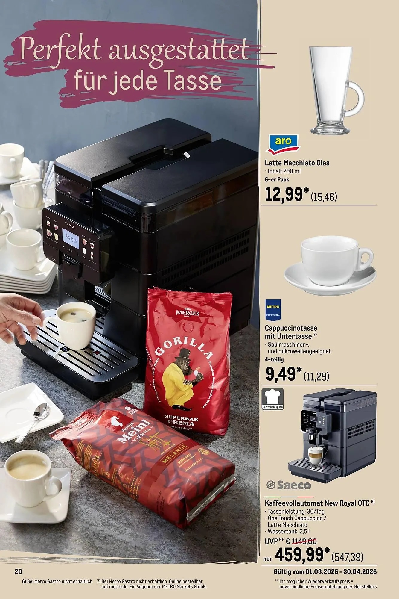 METRO Prospekt von 1. März bis 1. Mai 2026 - Prospekt seite 20