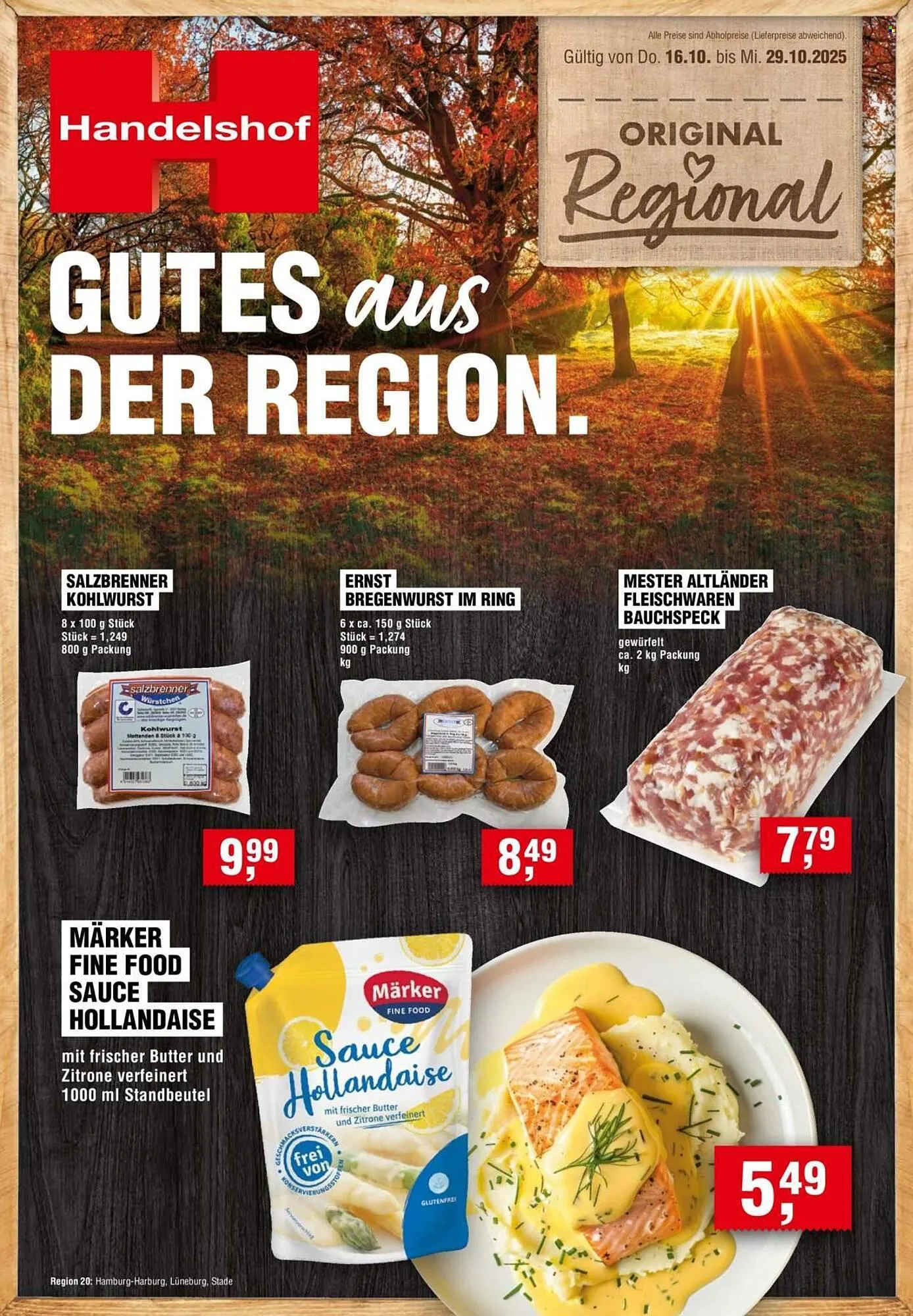 Handelshof Prospekt von 16. Oktober bis 29. Oktober 2025 - Prospekt seite 1