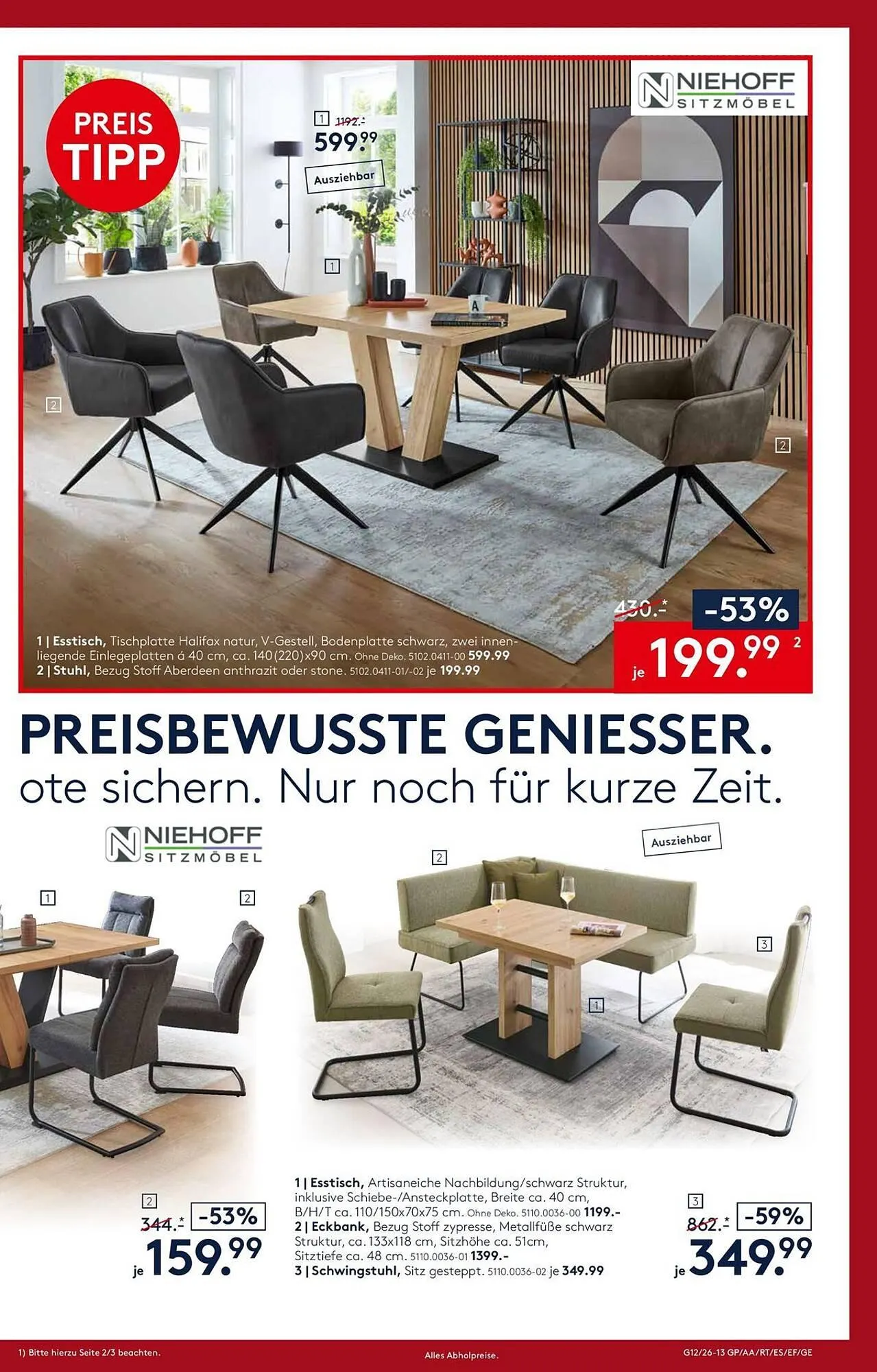 Möbel Rieger Prospekt von 26. März bis 9. April 2026 - Prospekt seite 13