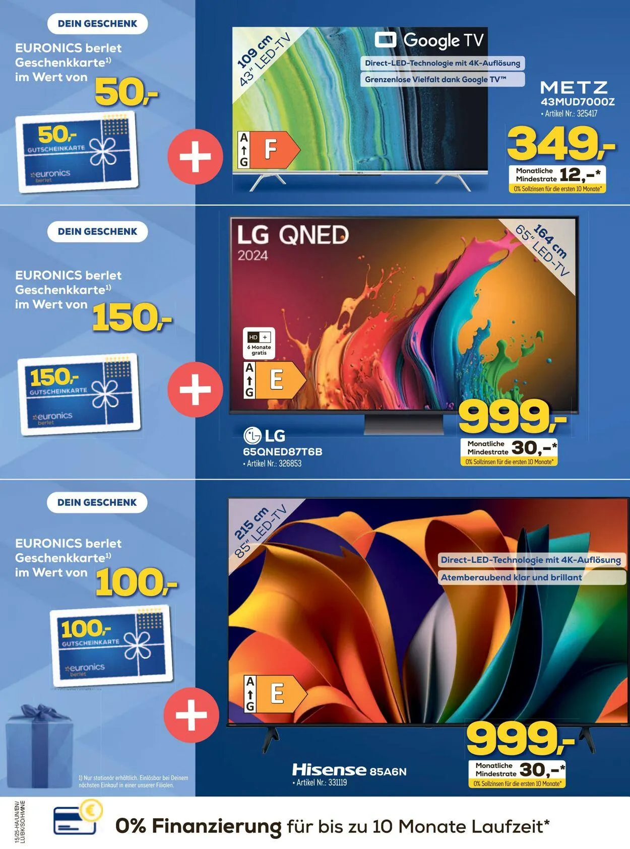 Euronics Aktueller Prospekt von 9. April bis 30. April 2025 - Prospekt seite 2