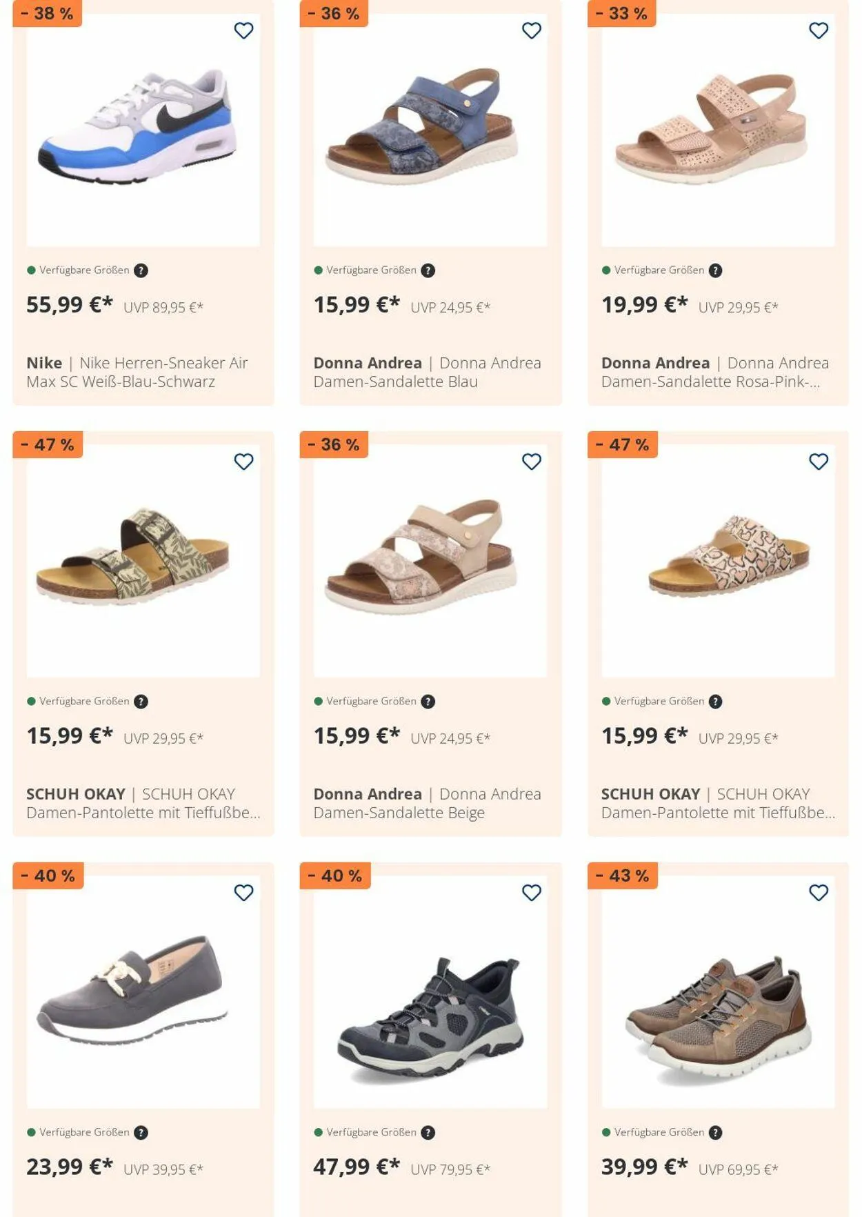 SCHUH OKAY Aktueller Prospekt von 11. August bis 20. August 2025 - Prospekt seite 10