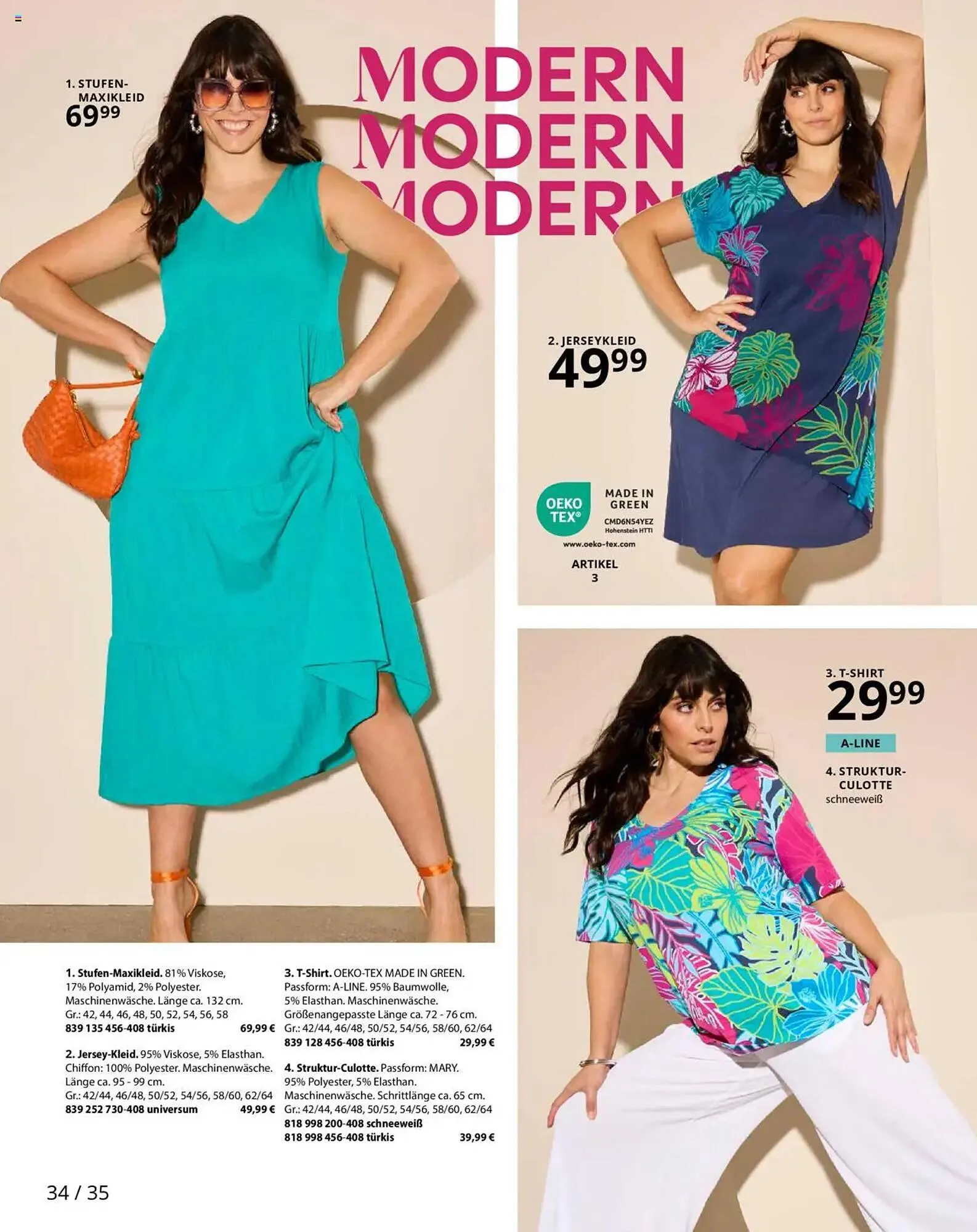 Ulla Popken Prospekt von 1. Juni bis 30. Juni 2025 - Prospekt seite 34