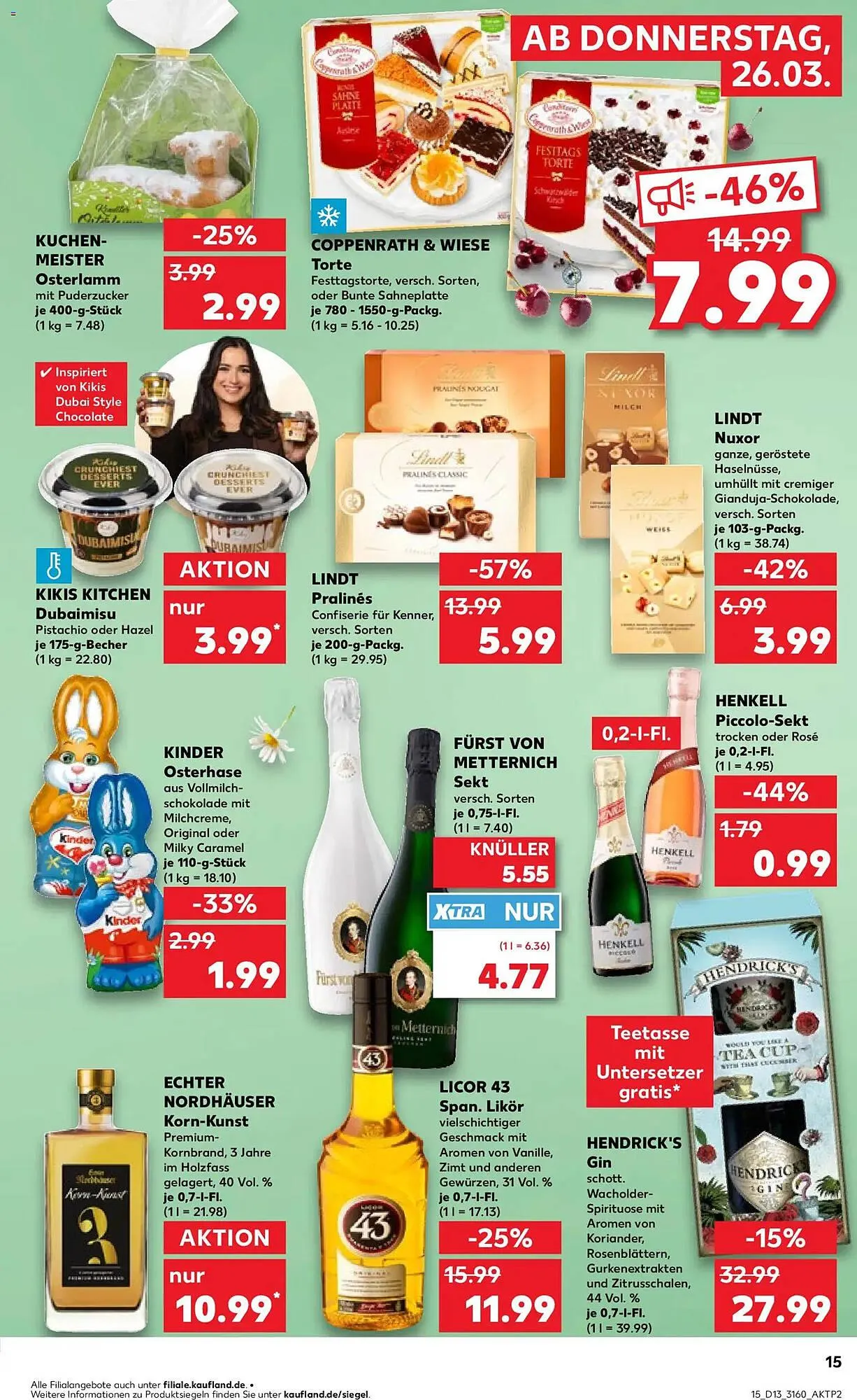 Kaufland Prospekt von 26. März bis 1. April 2026 - Prospekt seite 15