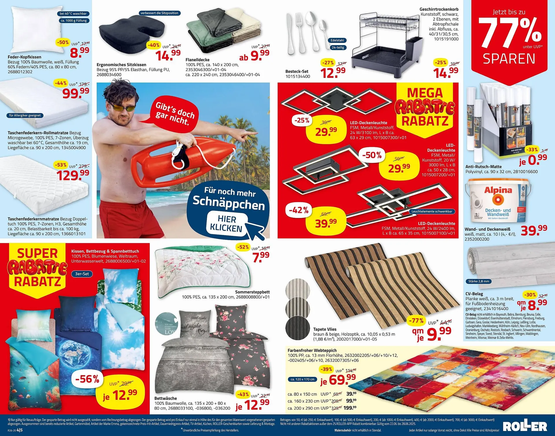 ROLLER Prospekt von 22. Juni bis 28. Juni 2025 - Prospekt seite 8
