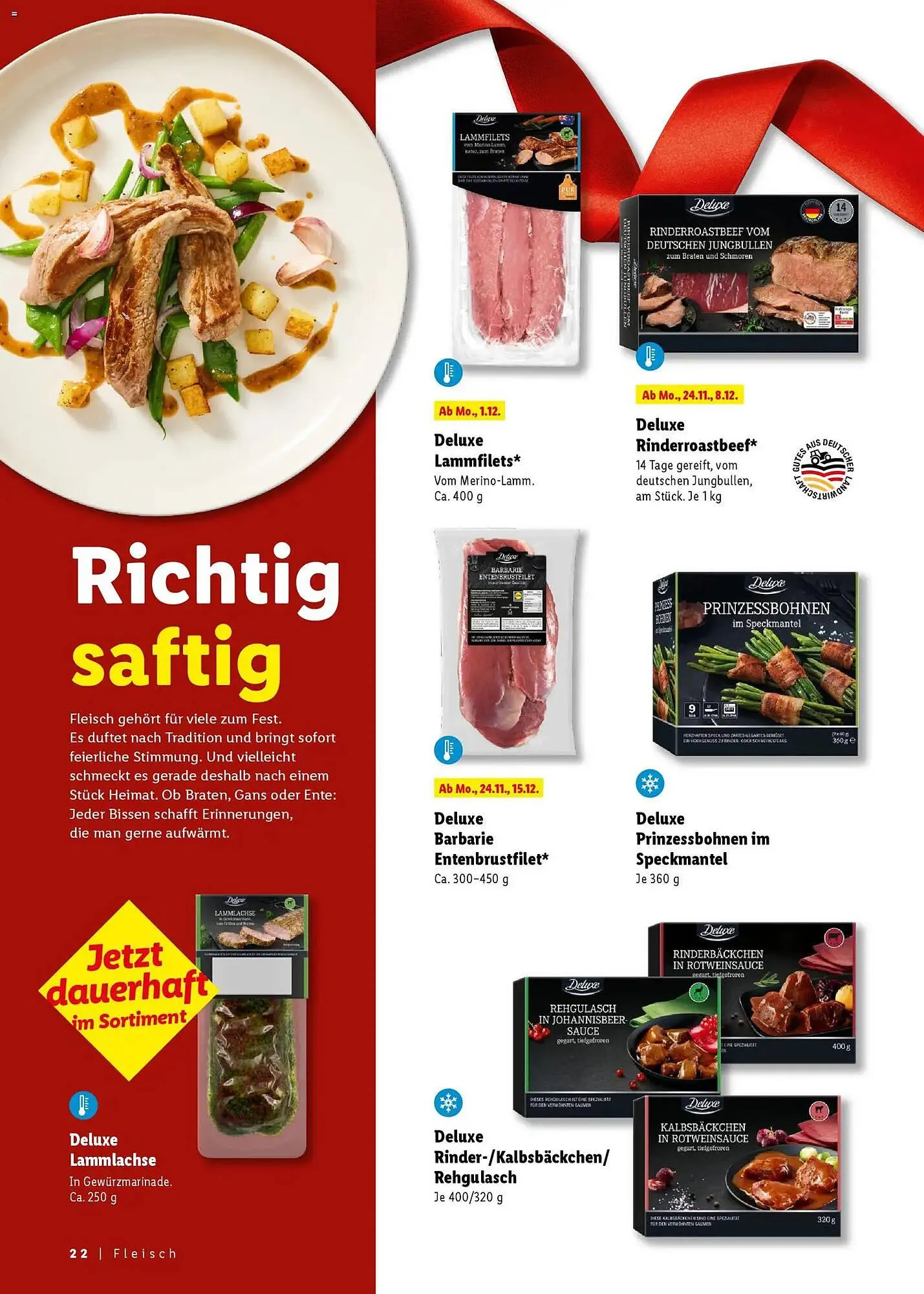 Lidl Prospekt von 31. Oktober bis 27. Dezember 2025 - Prospekt seite 22