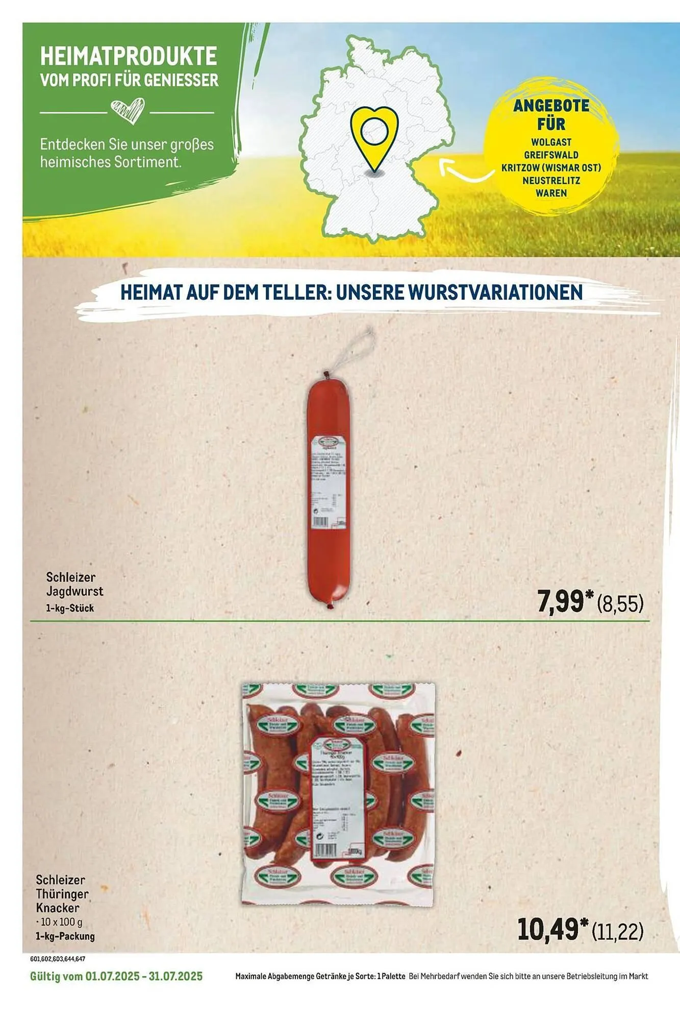 METRO Prospekt von 1. Juli bis 31. Juli 2025 - Prospekt seite 56