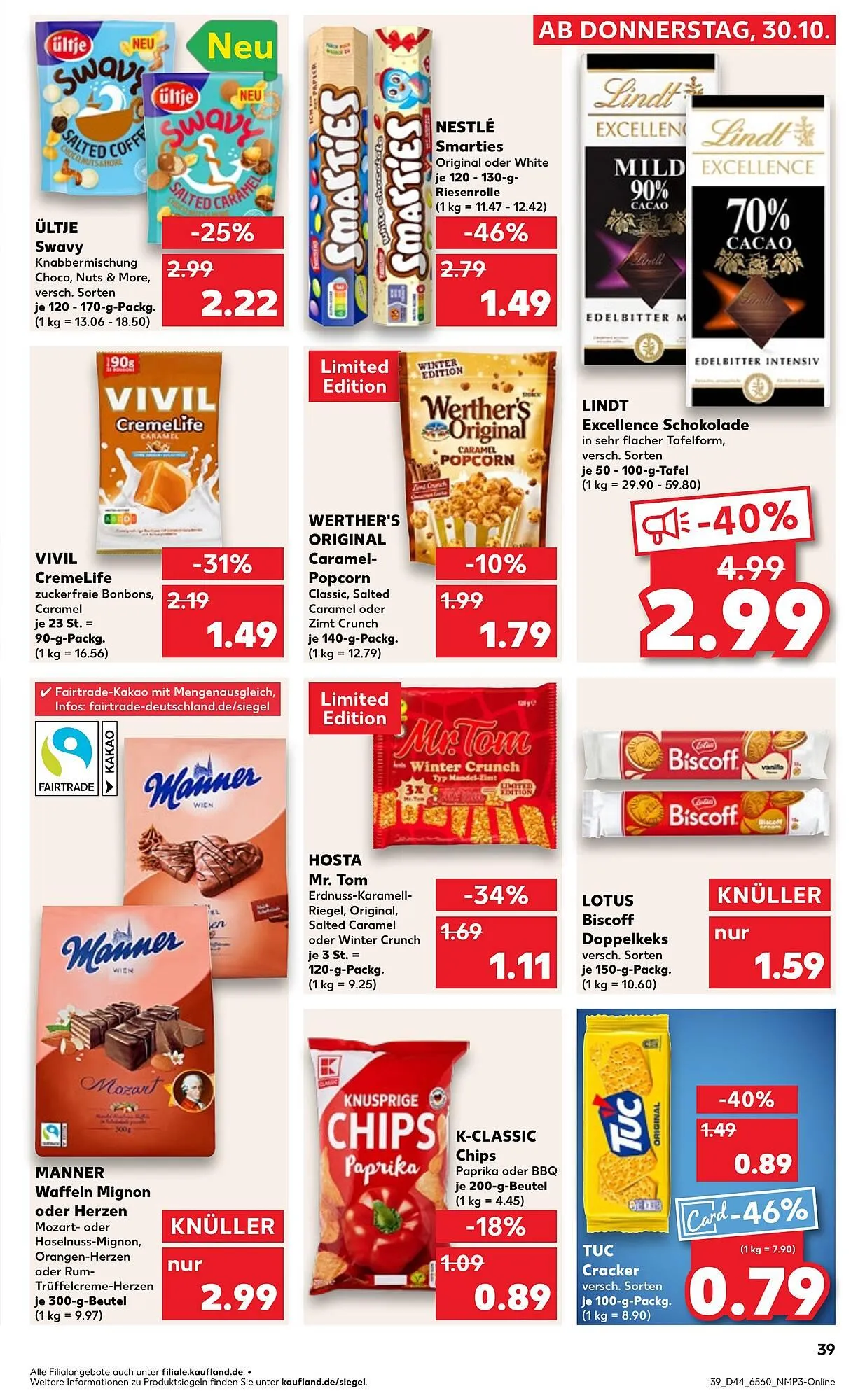 Kaufland Prospekt von 30. Oktober bis 5. November 2025 - Prospekt seite 39