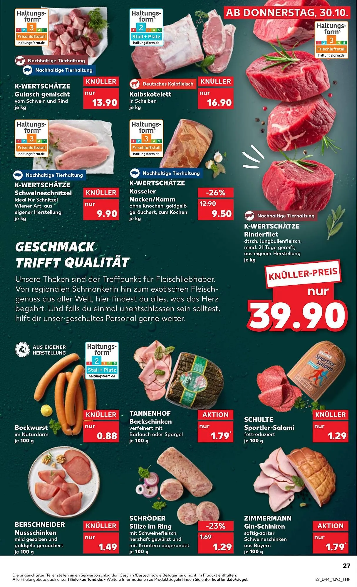 Kaufland Prospekt von 30. Oktober bis 5. November 2025 - Prospekt seite 27