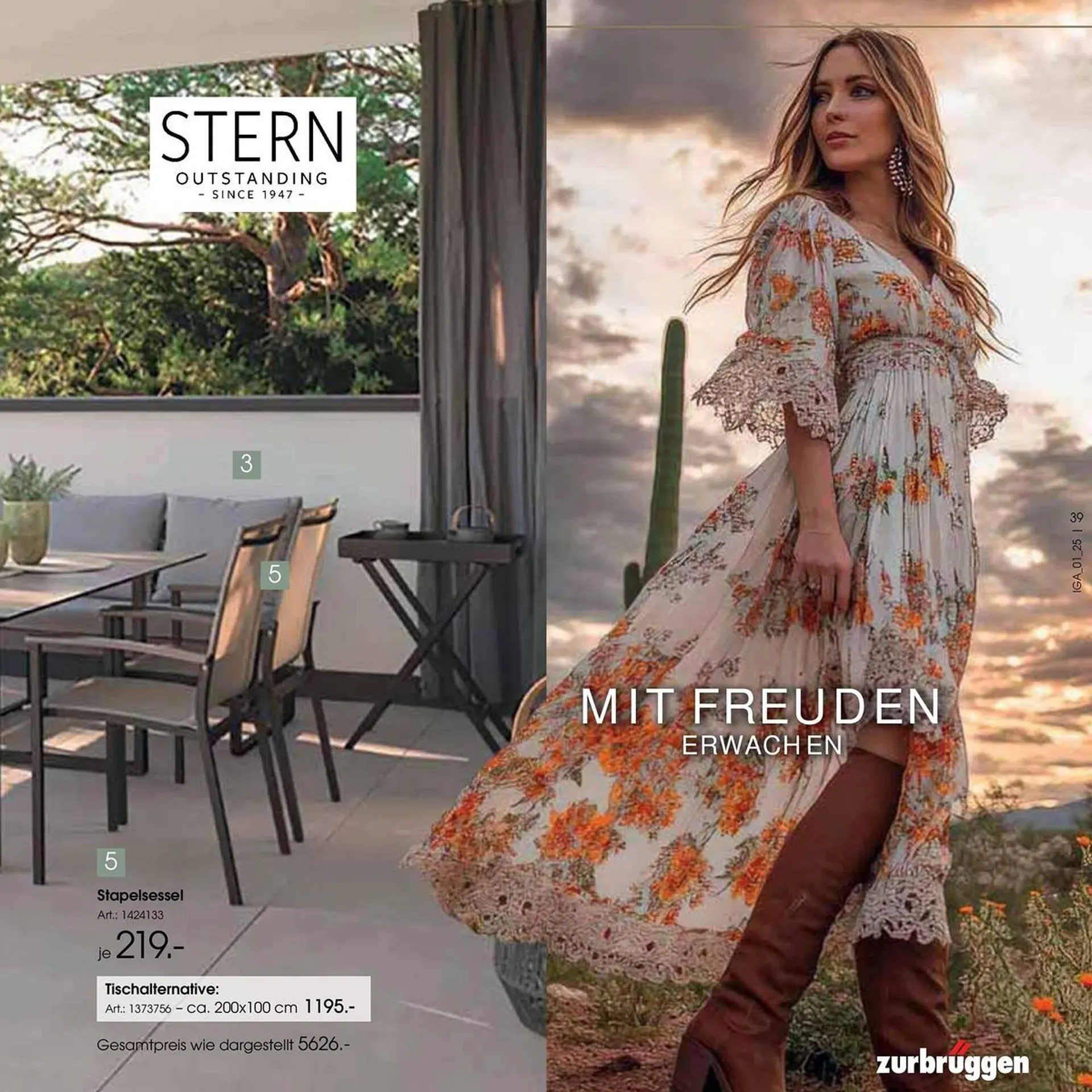 Zurbrüggen Prospekt von 14. Mai bis 31. August 2025 - Prospekt seite 39