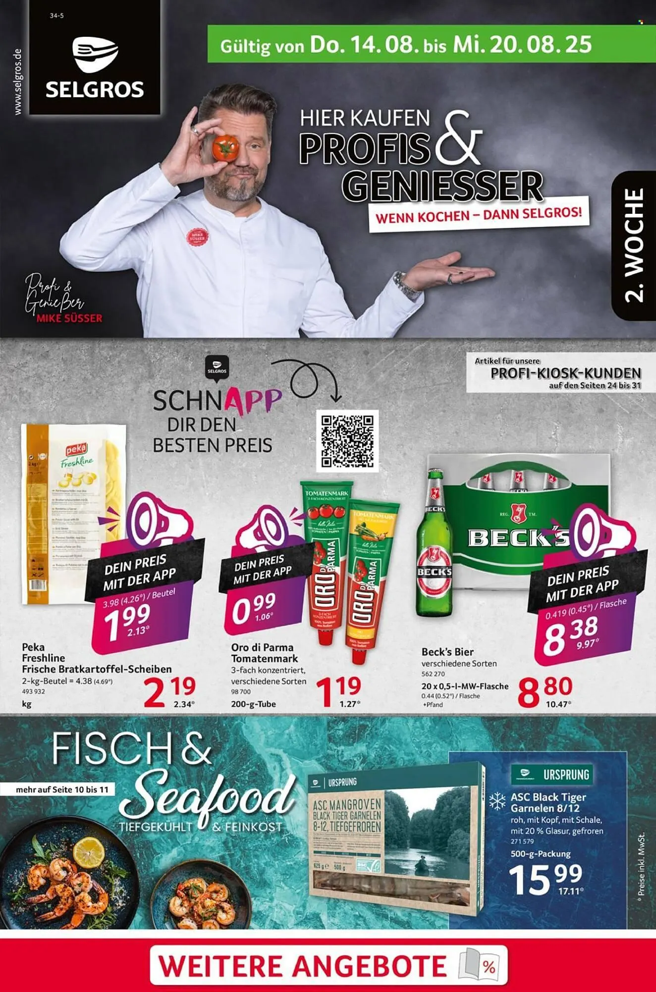 Selgros Prospekt von 14. August bis 20. August 2025 - Prospekt seite 1