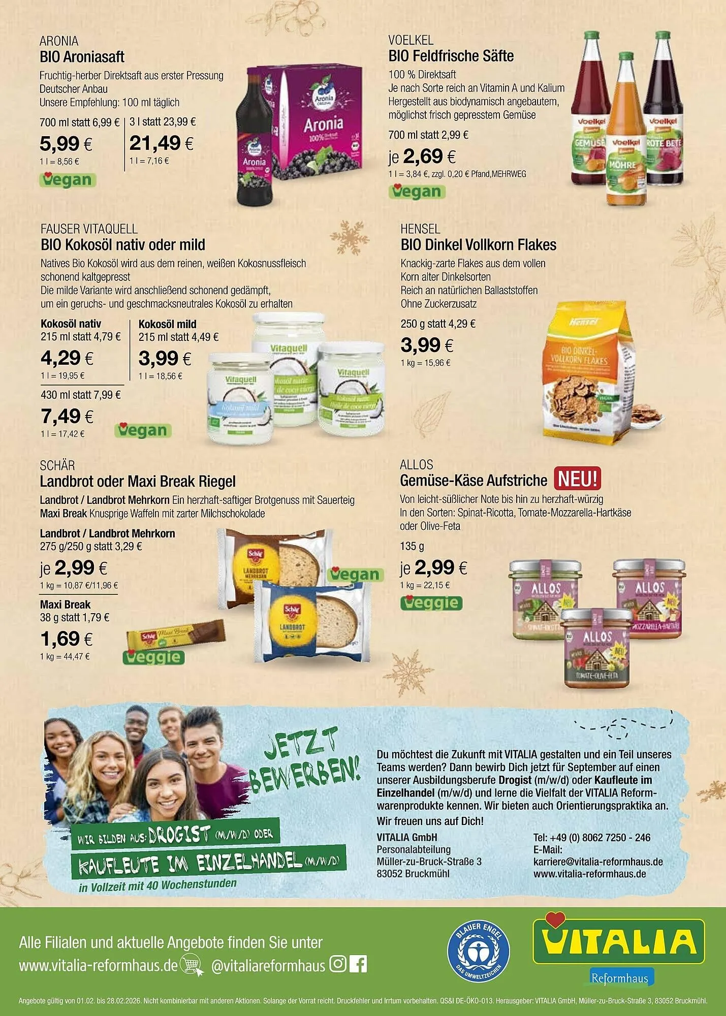 Vitalia Prospekt von 1. Februar bis 28. Februar 2026 - Prospekt seite 8