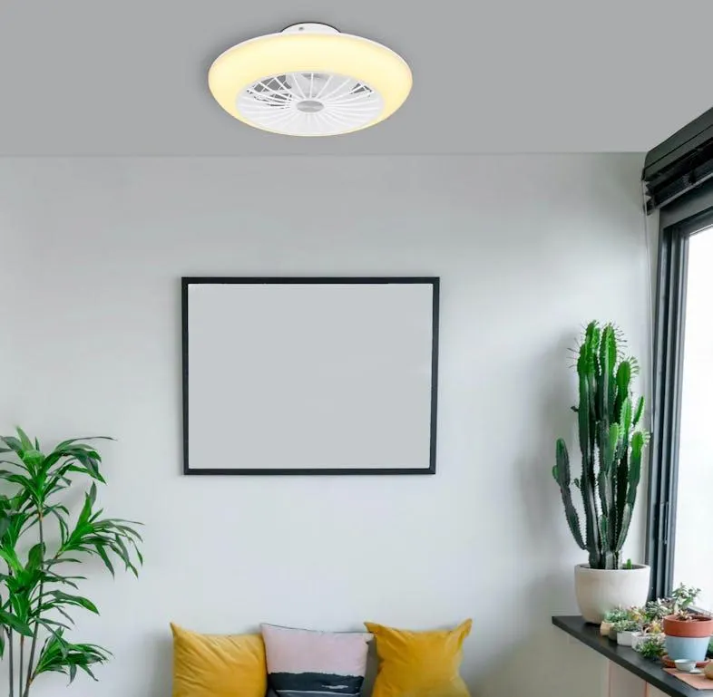 Globo LAFEE Deckenventilator Metall weiß, LED