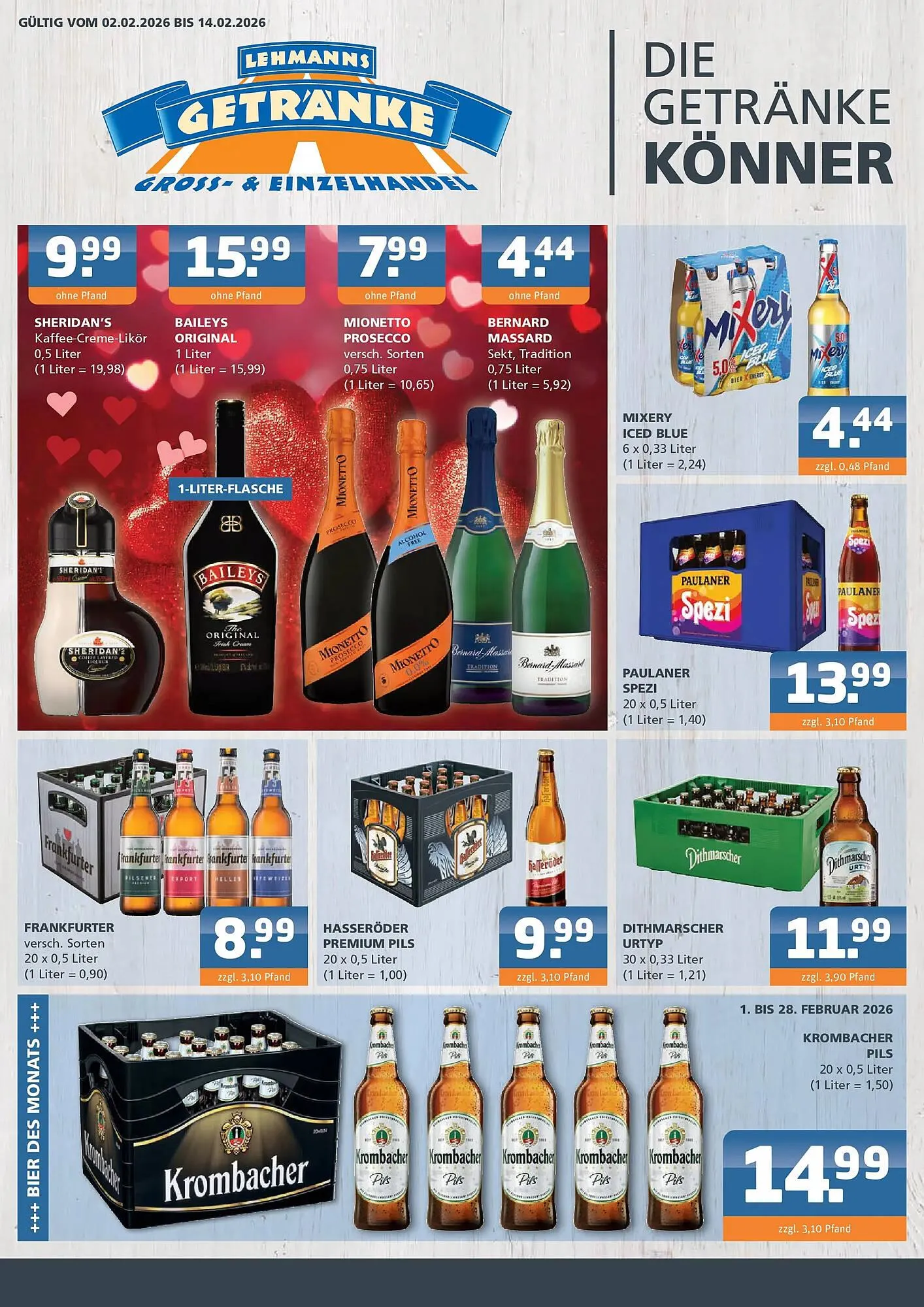 Getränke Lehmann Prospekt - 1