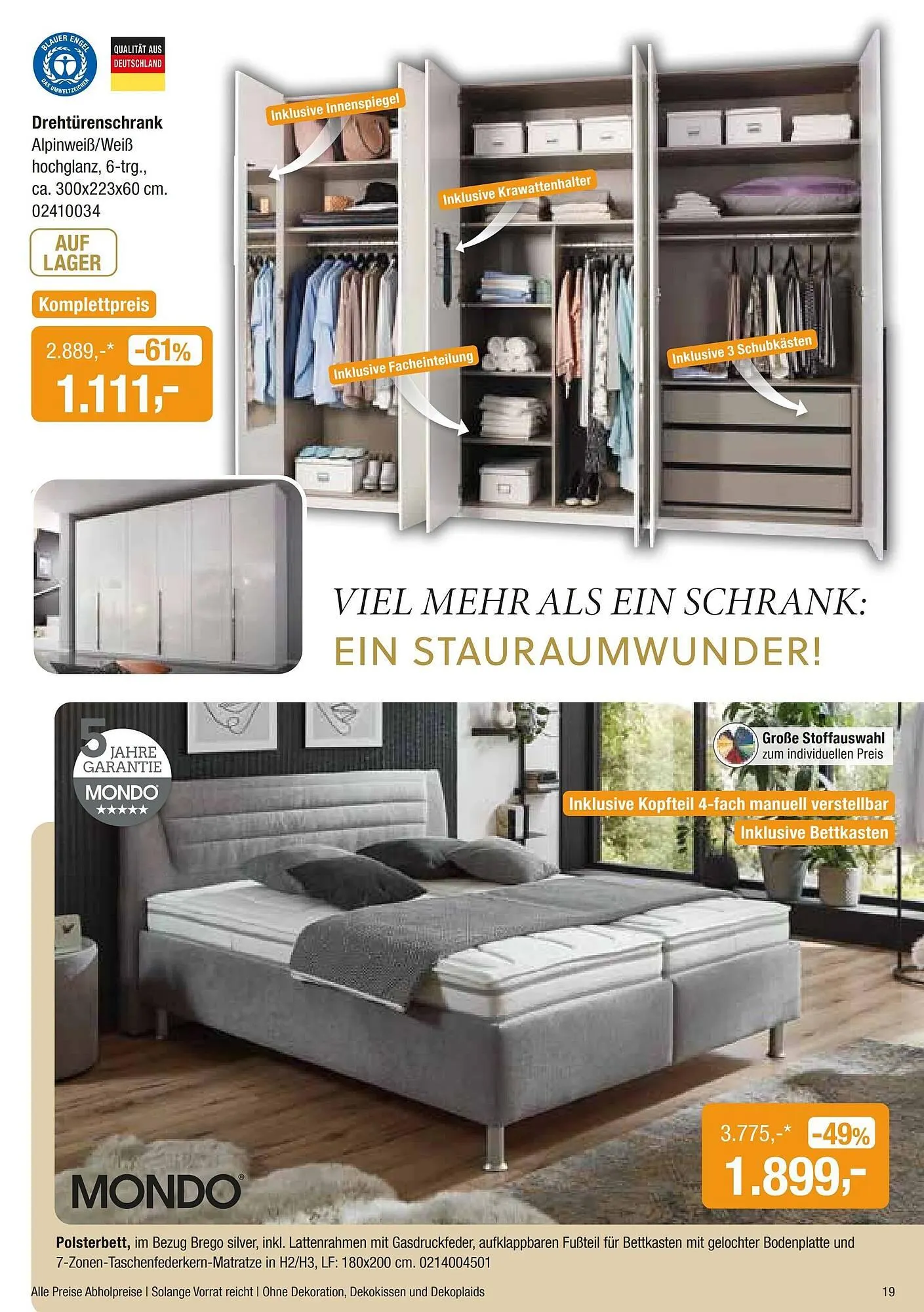 Opti Wohnwelt Prospekt von 12. Mai bis 14. Juni 2026 - Prospekt seite 21