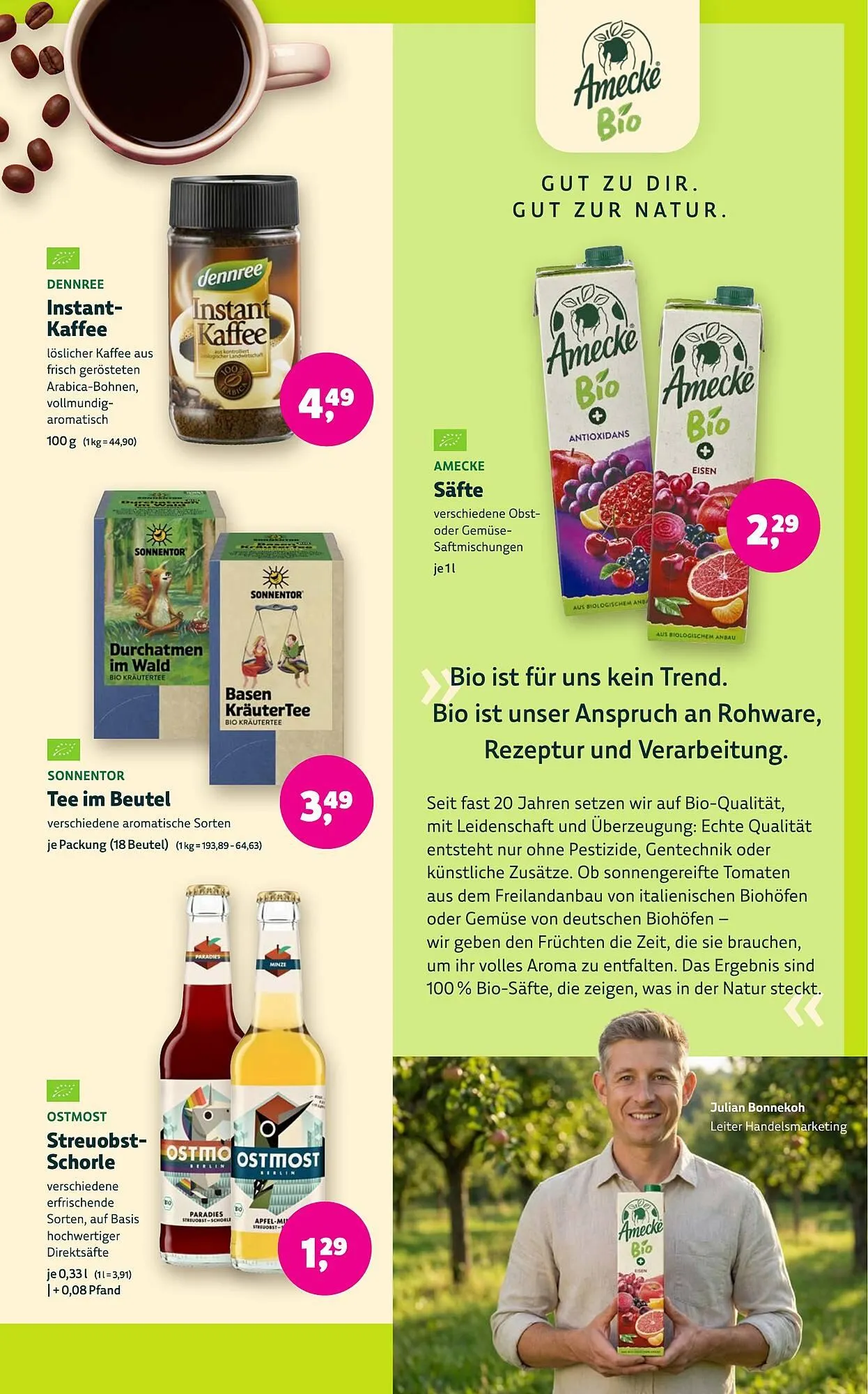 Aleco Biomarkt Prospekt von 8. April bis 21. April 2026 - Prospekt seite 11