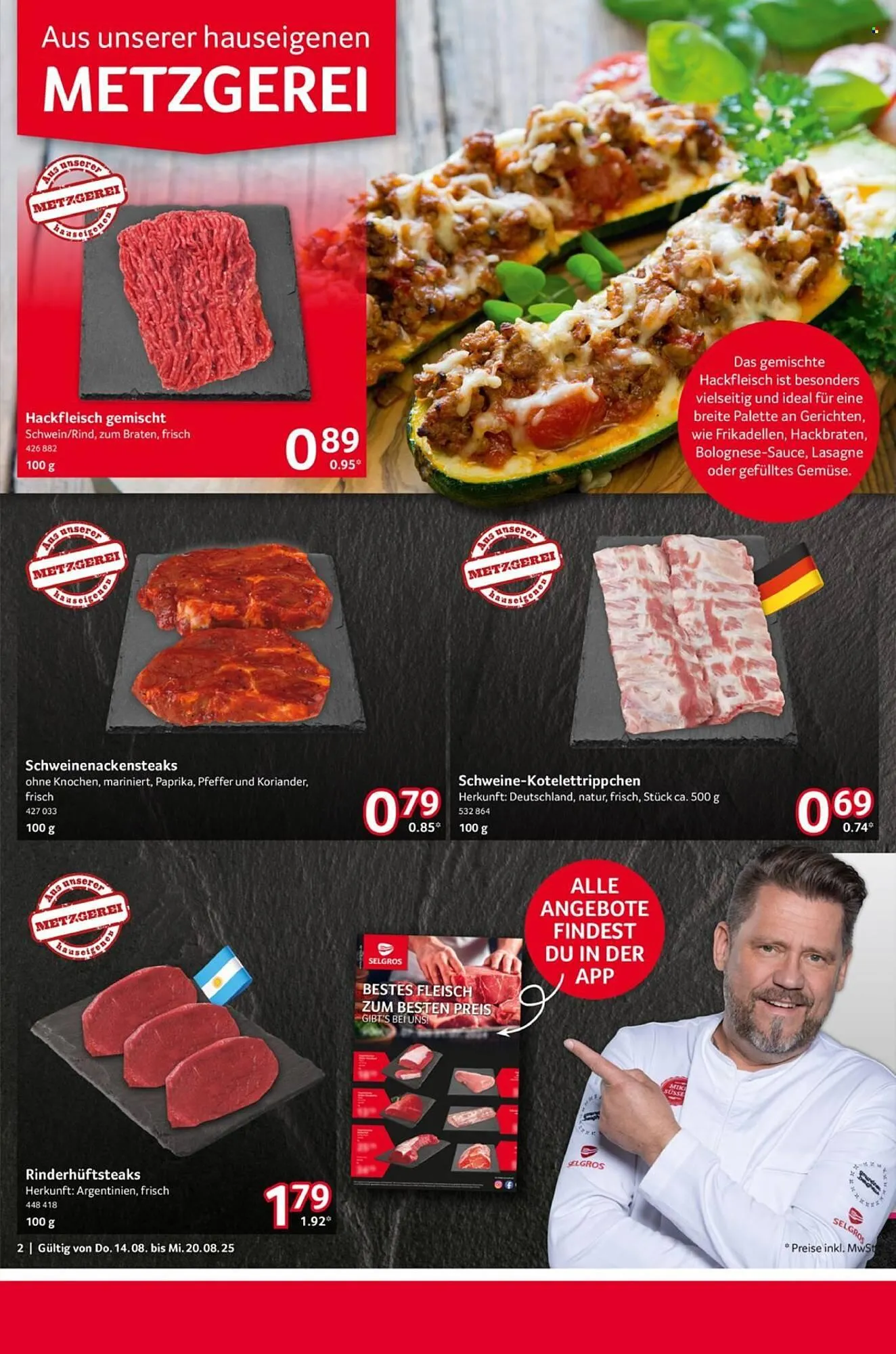 Selgros Prospekt von 14. August bis 20. August 2025 - Prospekt seite 2