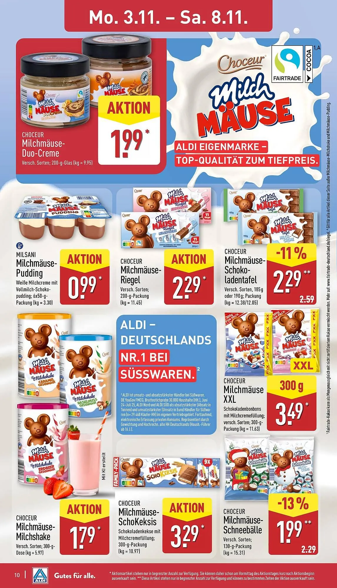 Aldi Nord Prospekt von 3. November bis 8. November 2025 - Prospekt seite 10