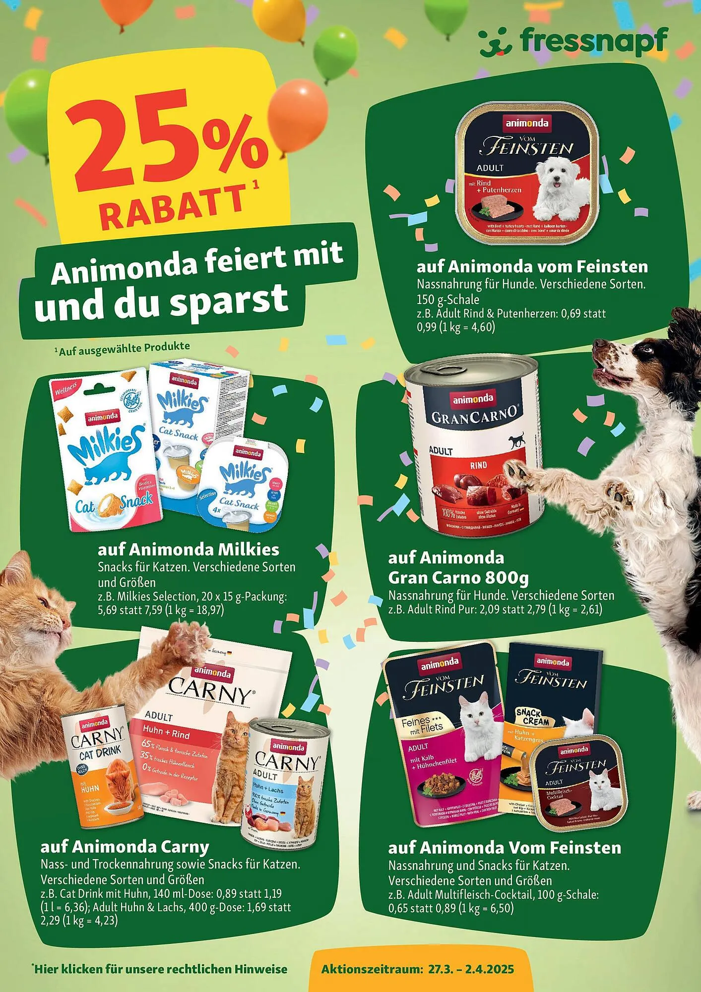 Fressnapf Prospekt von 26. März bis 2. April 2025 - Prospekt seite 2
