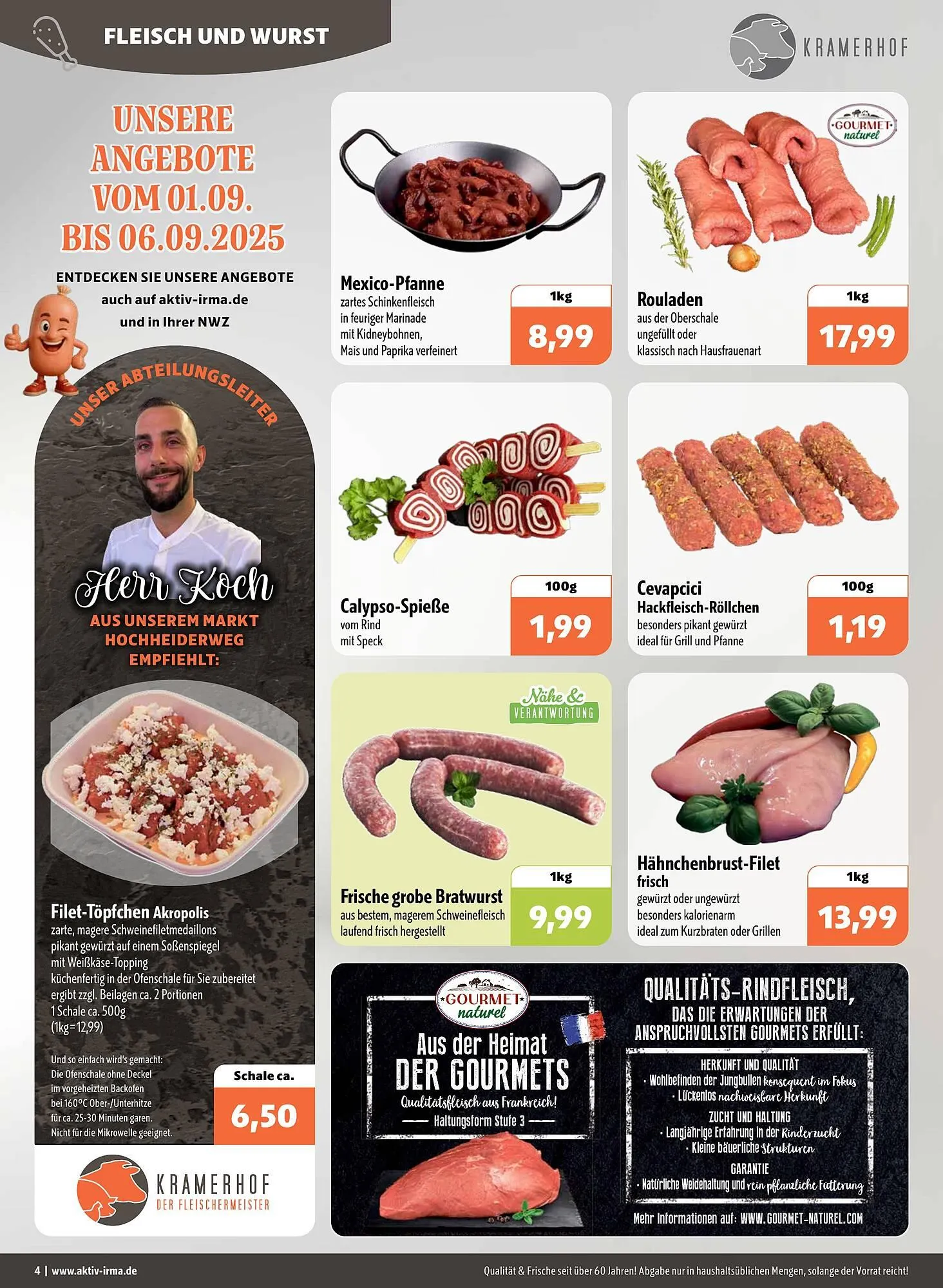 Aktiv Irma Prospekt von 1. September bis 6. September 2025 - Prospekt seite 4
