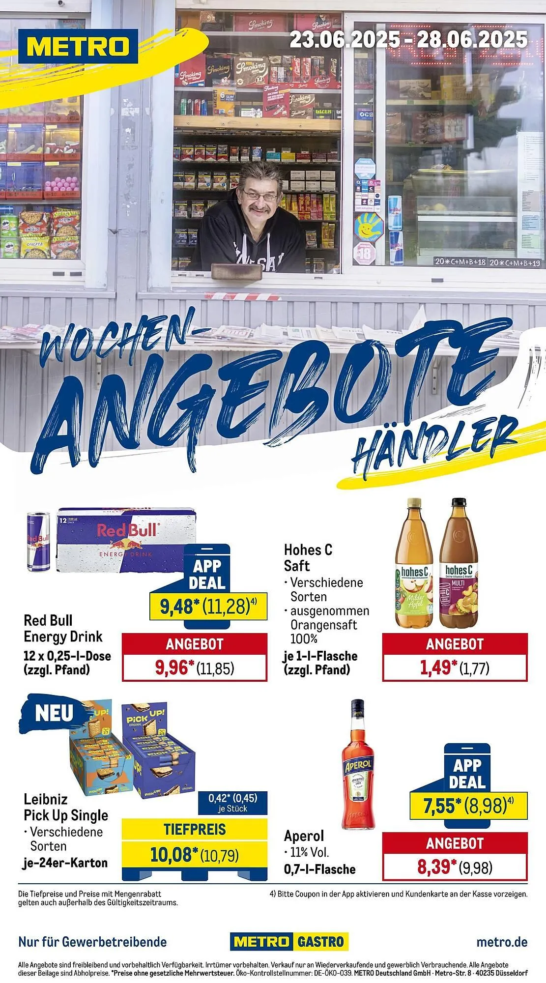 METRO Prospekt von 23. Juni bis 29. Juni 2025 - Prospekt seite 1