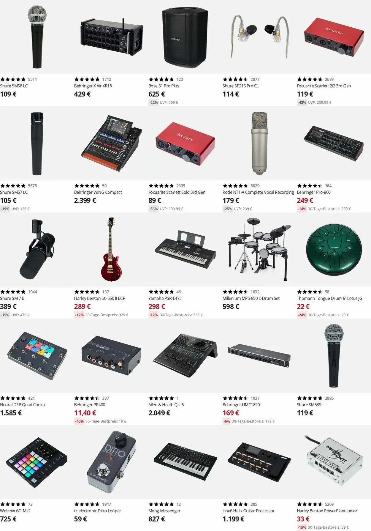 Thomann Aktueller Prospekt von 14. Juli bis 23. Juli 2025 - Prospekt seite 5