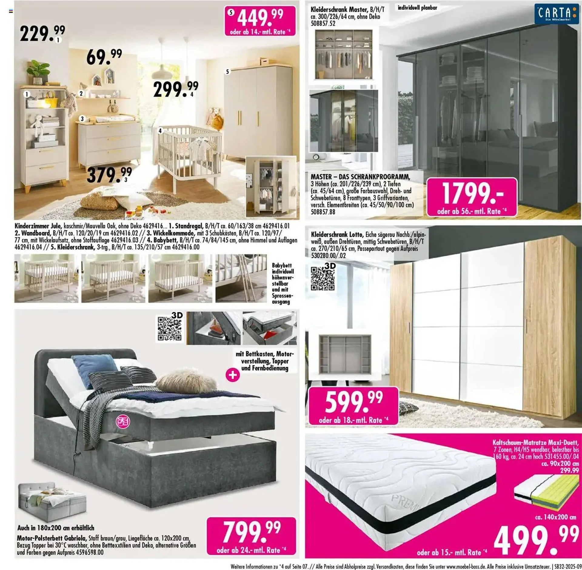 Möbel Boss Prospekt von 2. August bis 8. August 2025 - Prospekt seite 9