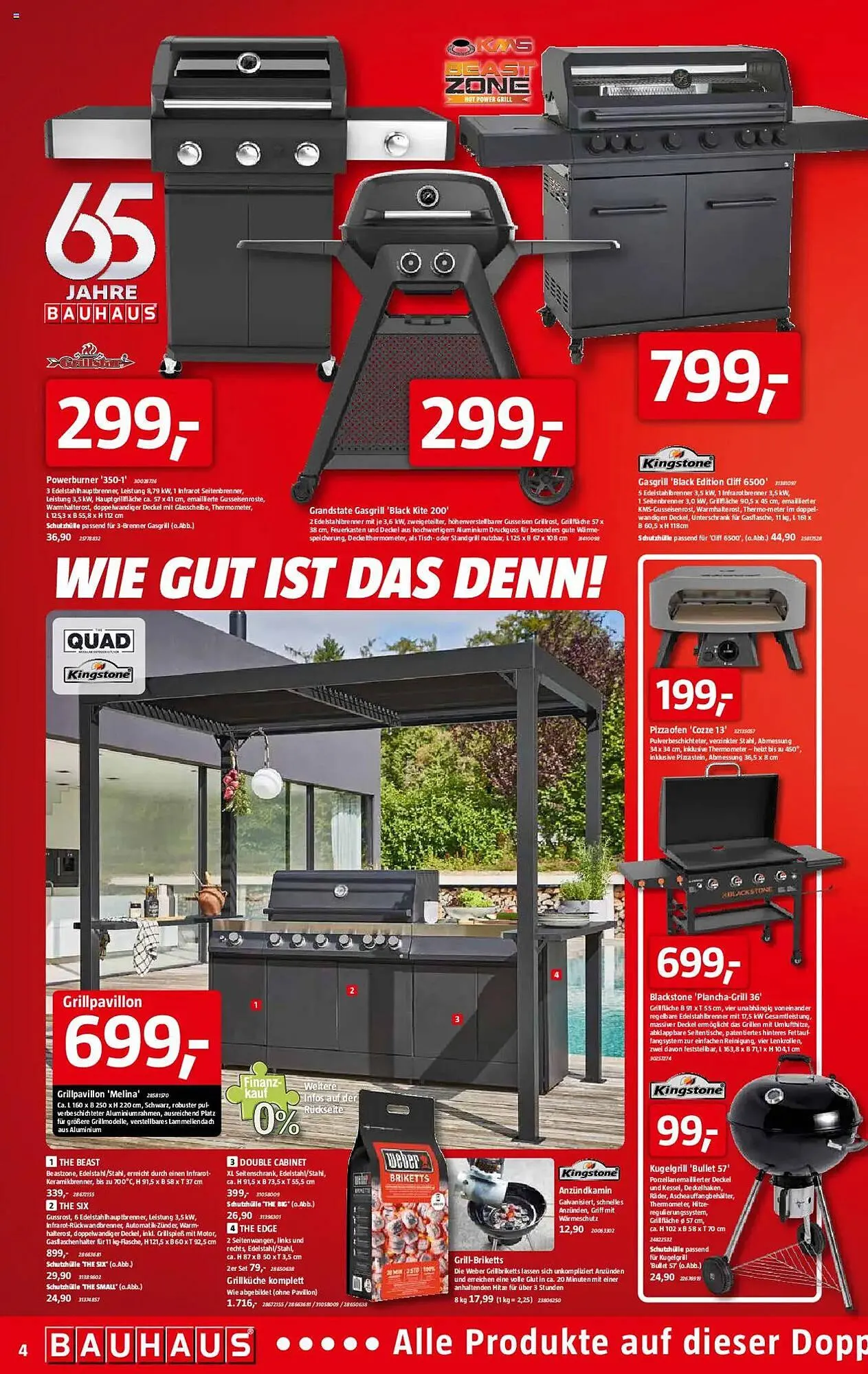 Bauhaus Prospekt von 1. März bis 29. März 2025 - Prospekt seite 4