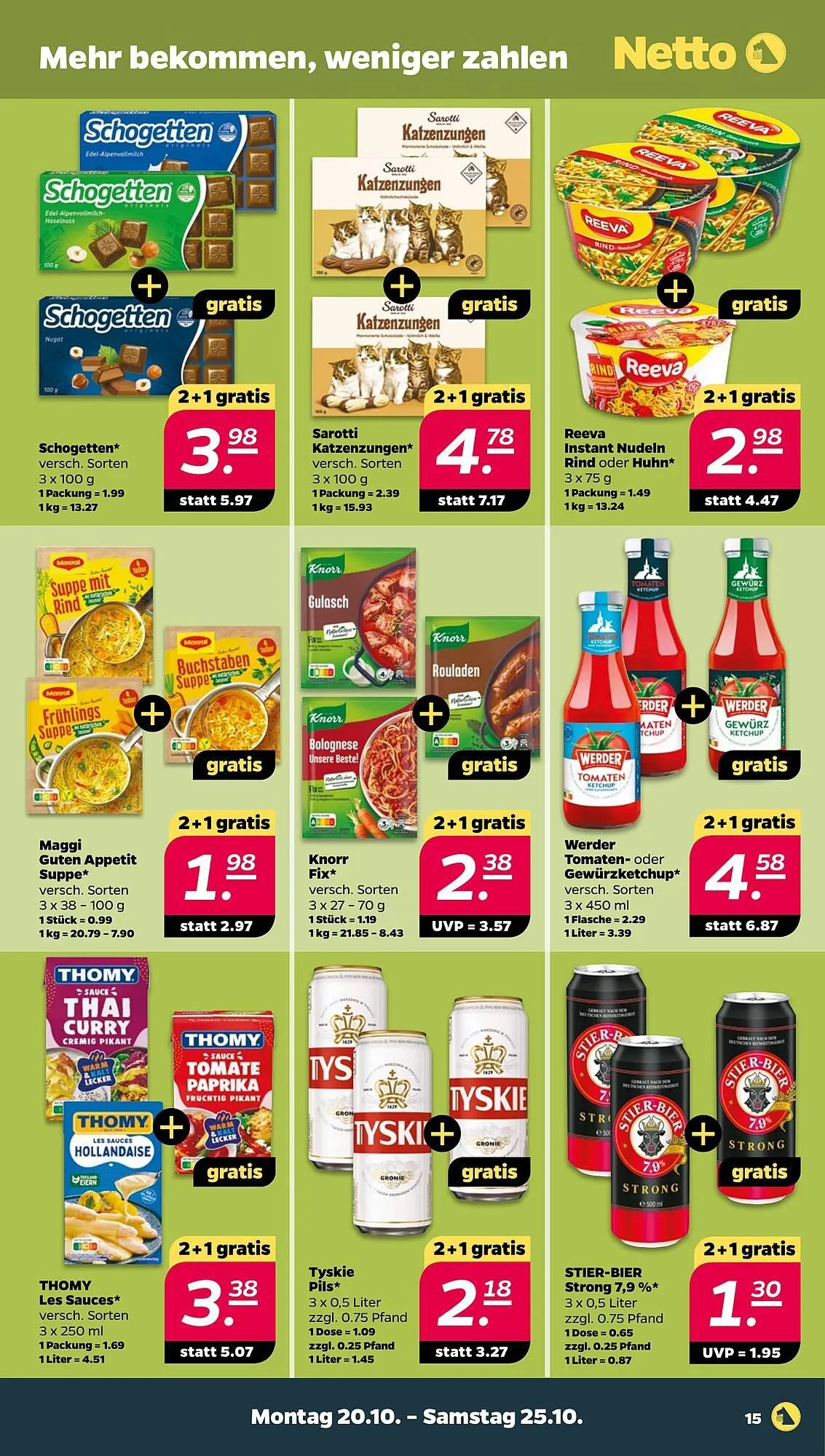 NETTO Prospekt von 20. Oktober bis 25. Oktober 2025 - Prospekt seite 15