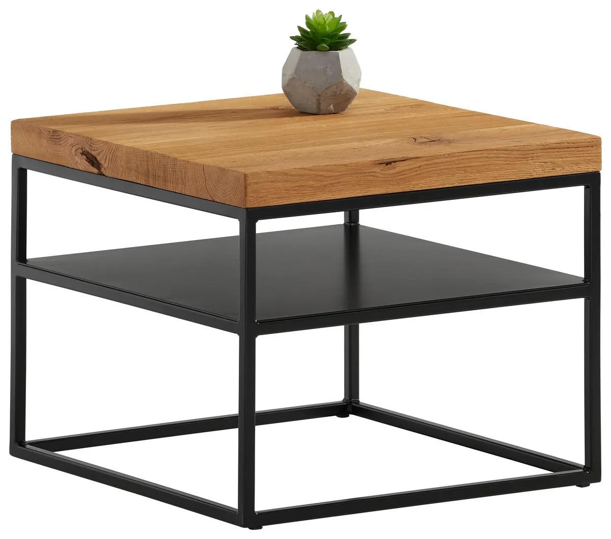 Eiche massiv 50/50/40 cm quadratisch