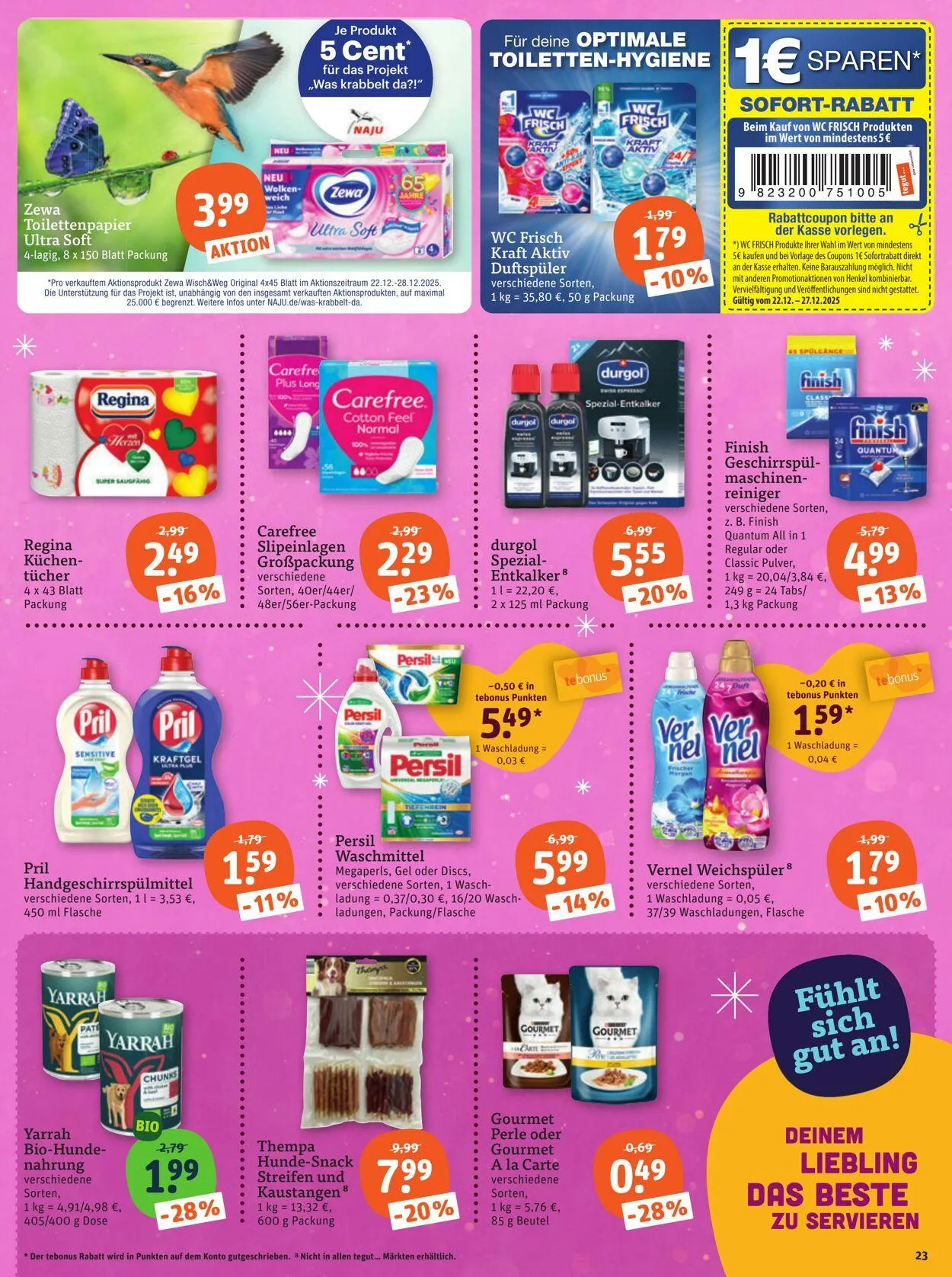 Tegut von 8. Dezember bis 14. Dezember 2025 - Prospekt seite 25