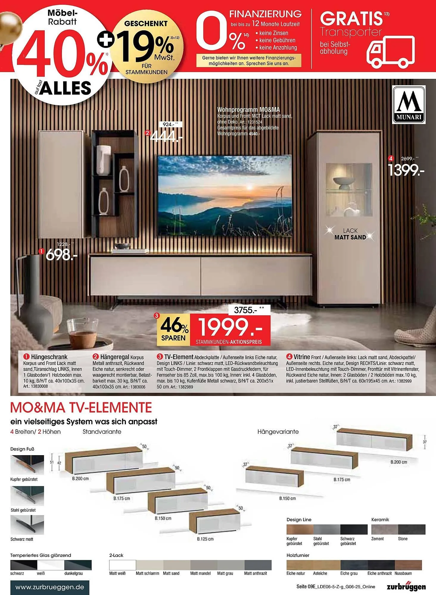 Zurbrüggen Prospekt von 7. Juni bis 21. Juni 2025 - Prospekt seite 19