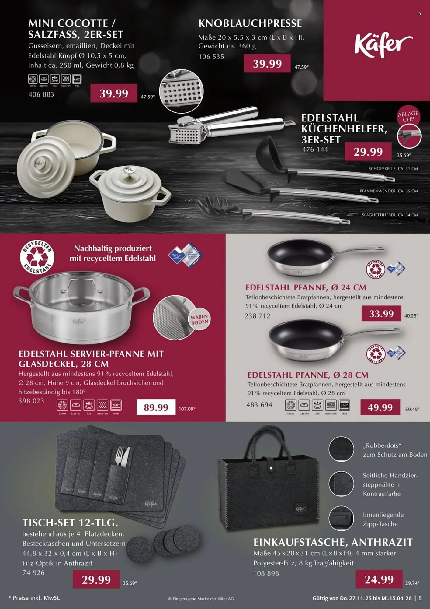 Selgros Prospekt von 27. November bis 15. April 2026 - Prospekt seite 5