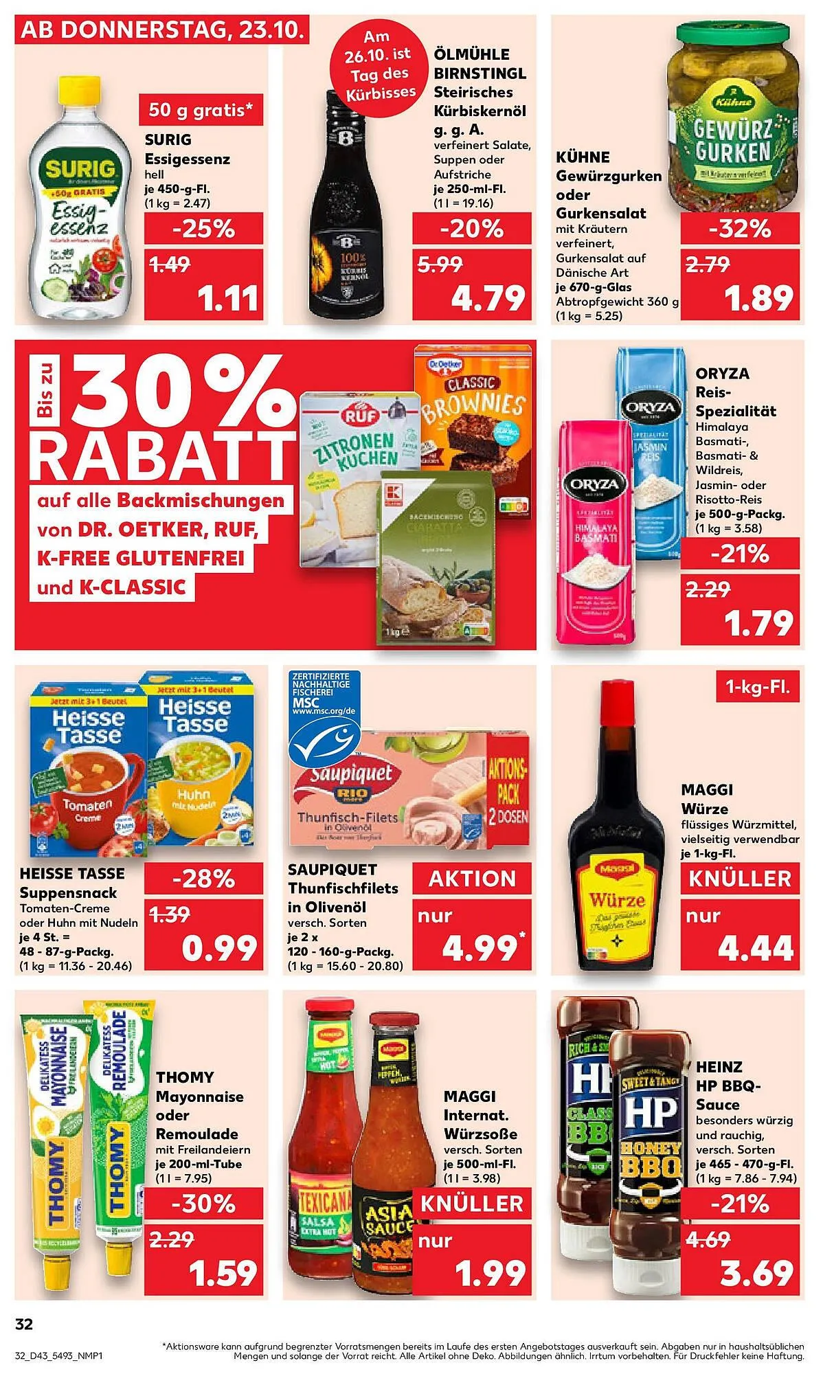 Kaufland Prospekt von 26. Oktober bis 29. Oktober 2025 - Prospekt seite 32