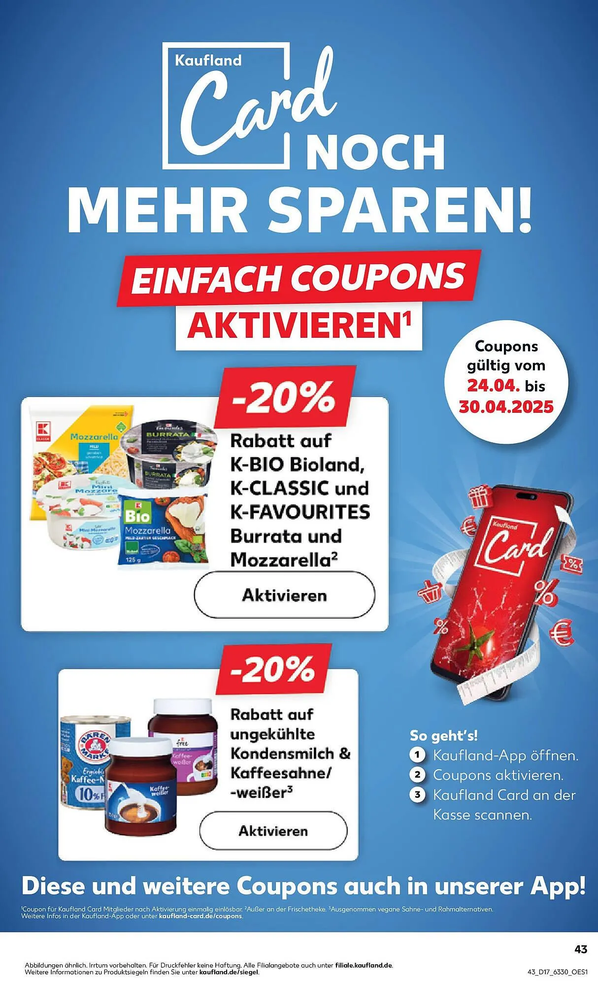 Kaufland Prospekt von 23. April bis 30. April 2025 - Prospekt seite 43