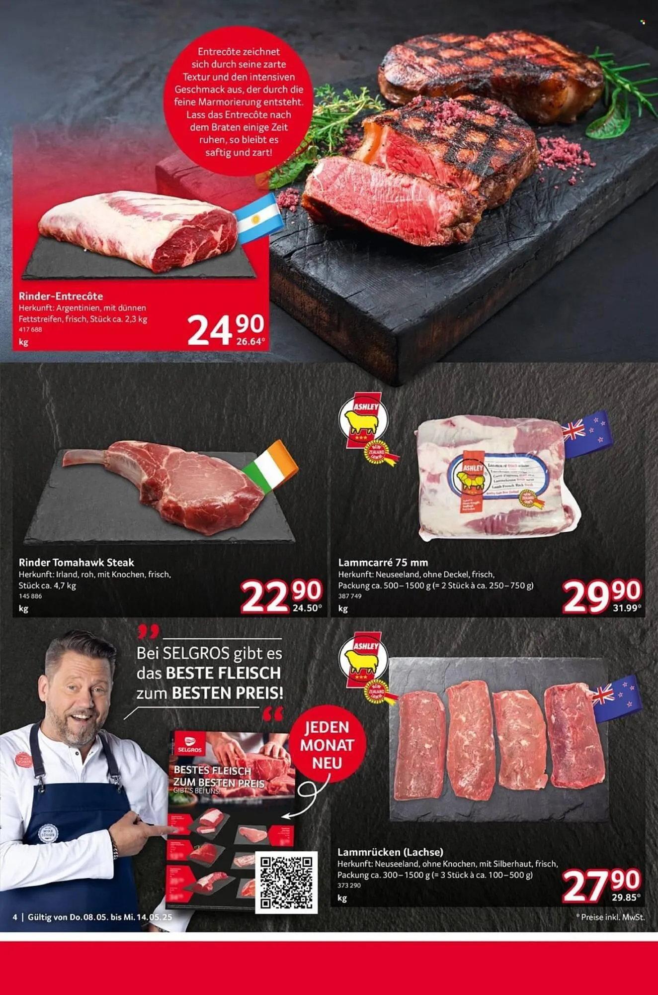 Selgros Prospekt von 8. Mai bis 14. Mai 2025 - Prospekt seite 4