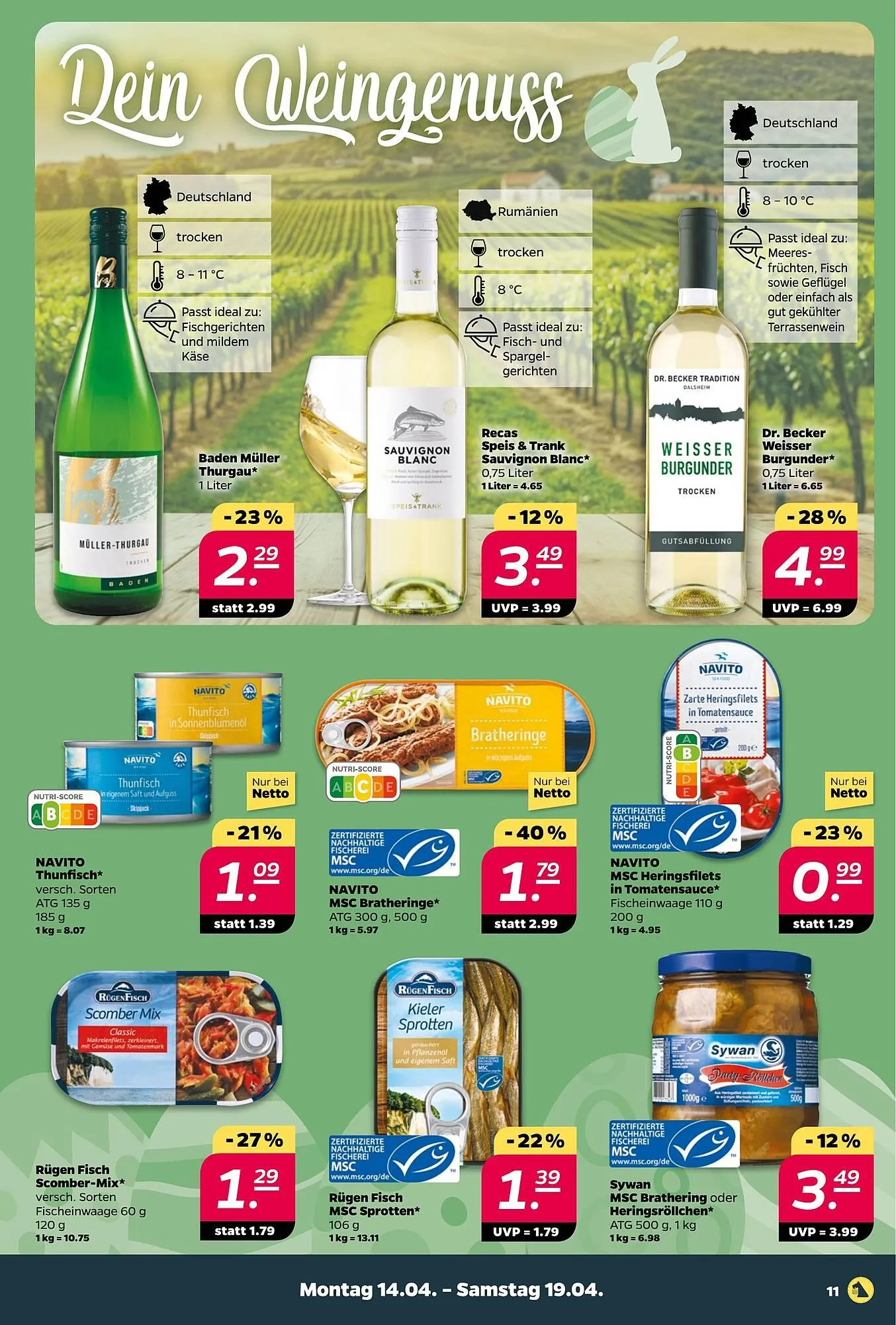 NETTO Prospekt von 14. April bis 19. April 2025 - Prospekt seite 11