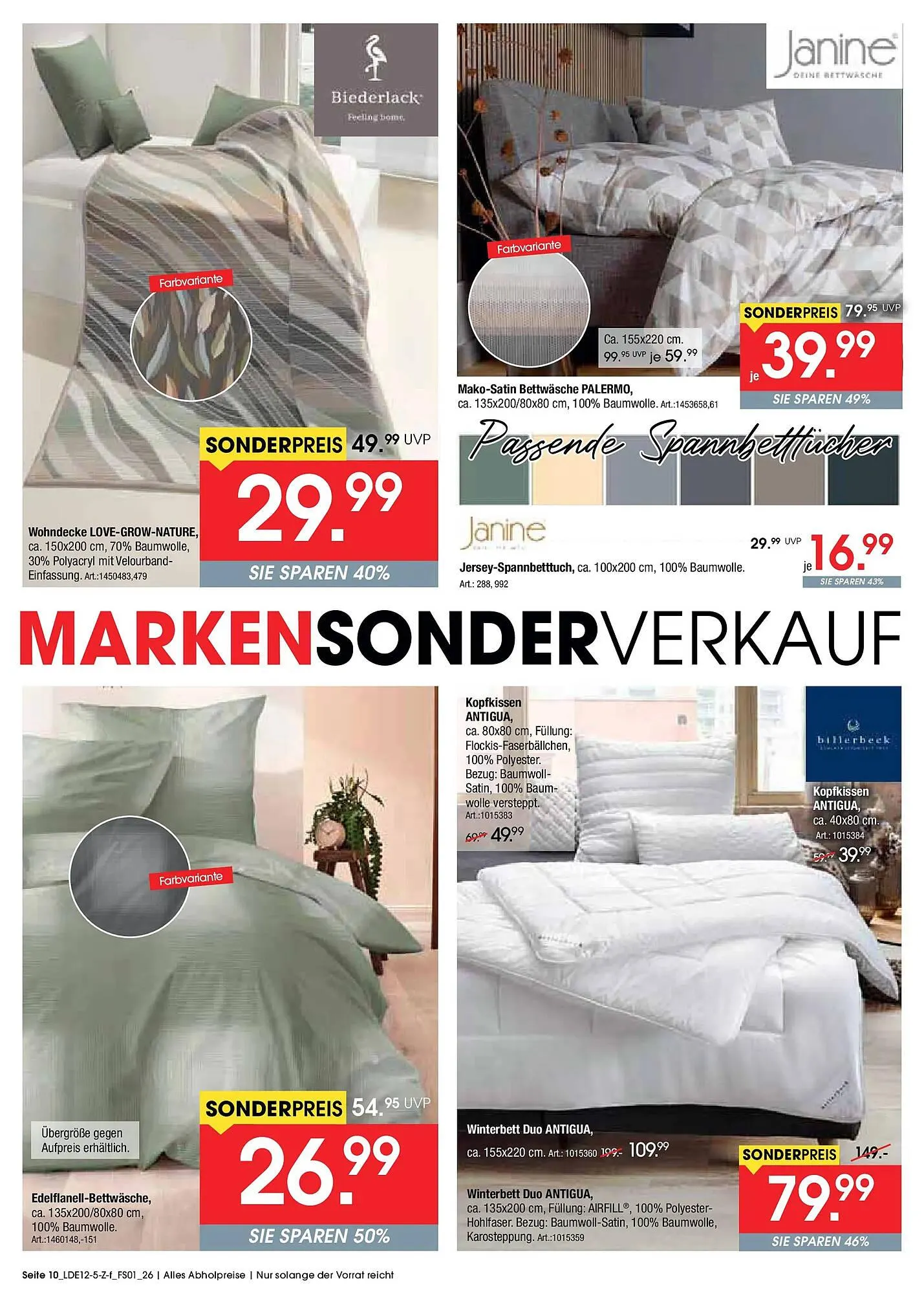 Zurbrüggen Prospekt von 5. Dezember bis 10. Januar 2026 - Prospekt seite 10