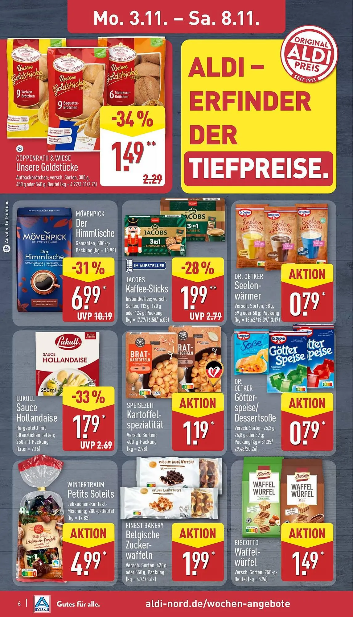 Aldi Nord Prospekt von 3. November bis 8. November 2025 - Prospekt seite 6