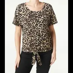 T-Shirt mit Knotendetail
