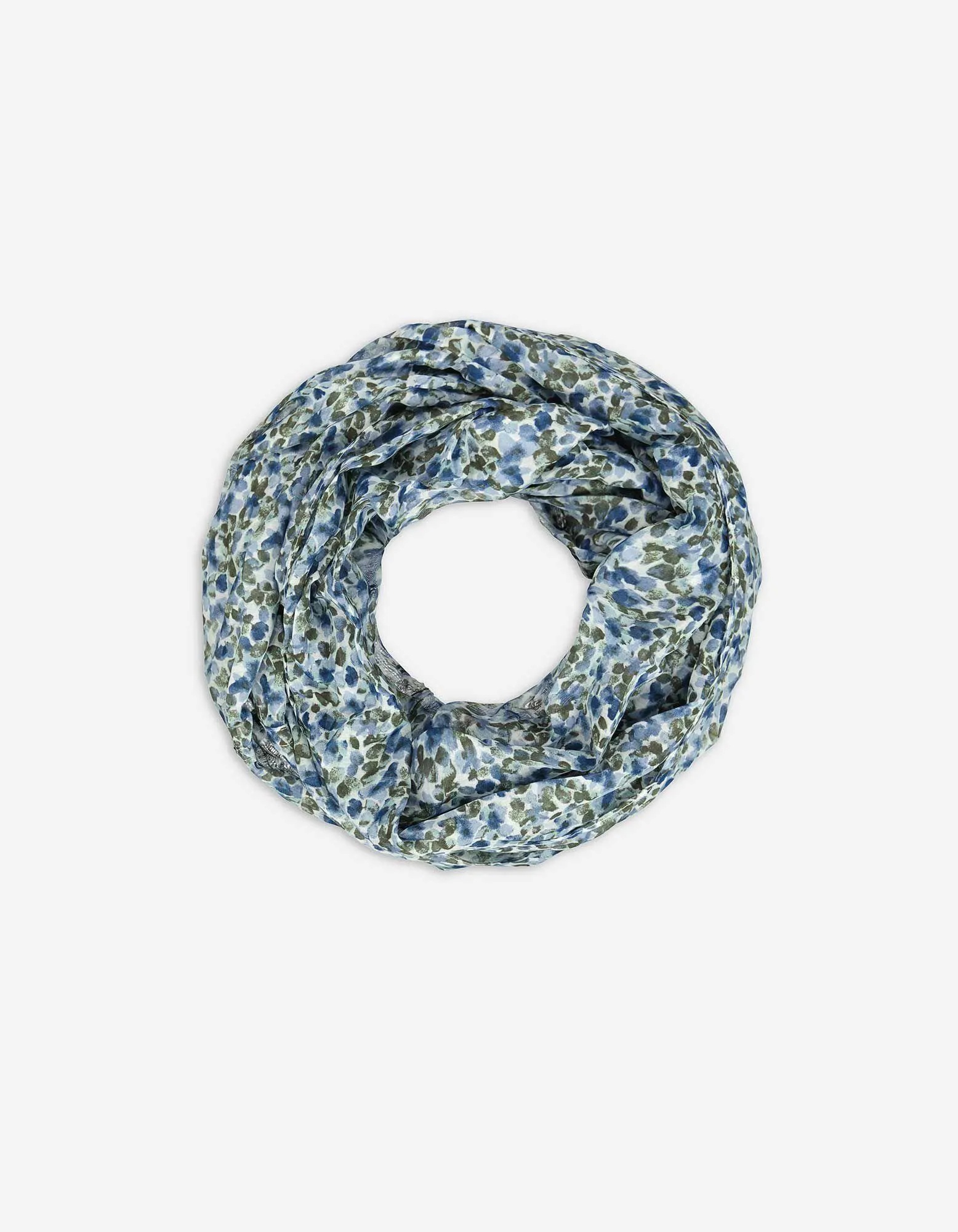 Loop-Schaal - Allover-Print - hellblau
