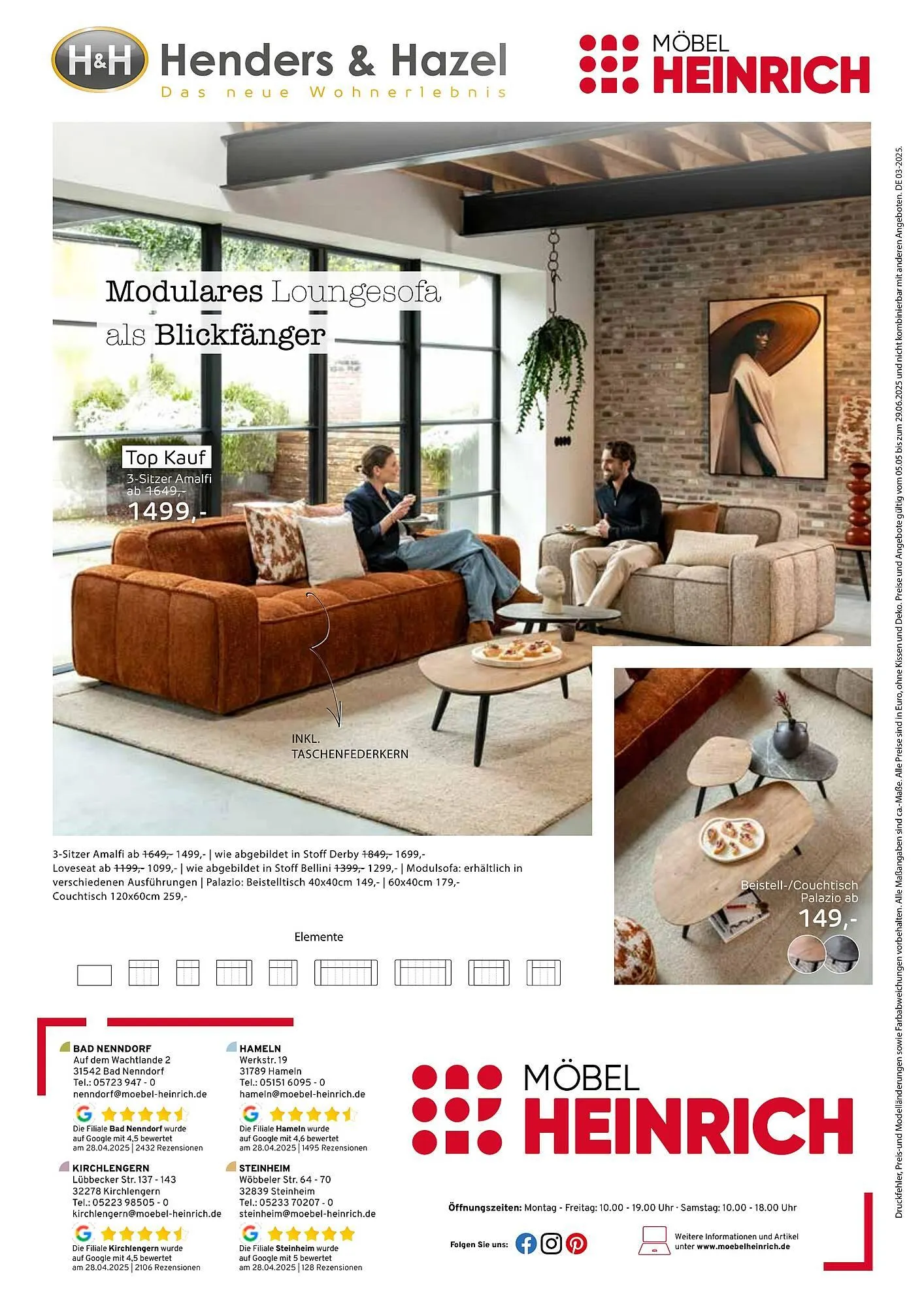 Möbel Heinrich Prospekt von 5. Mai bis 29. Juni 2025 - Prospekt seite 8