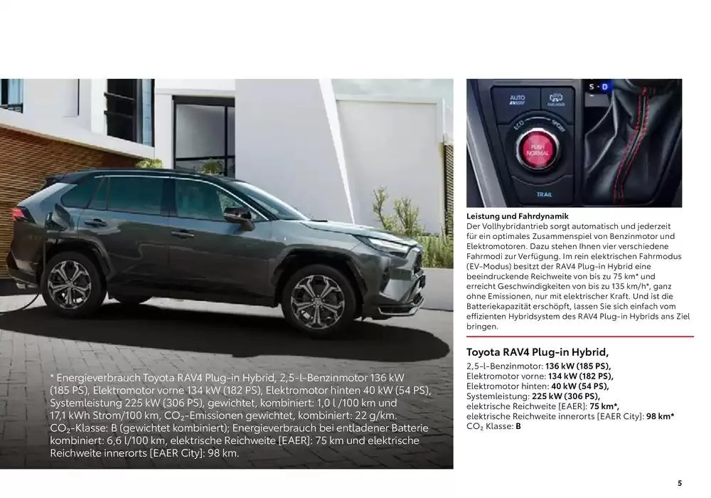 Toyota RAV4 Plug-in Hybrid von 1. Januar bis 1. Januar 2026 - Prospekt seite 5